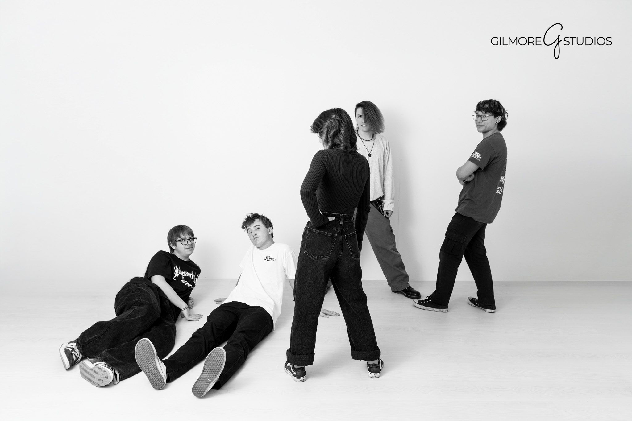 Professional musician photographer Arizona studio band portraits
Arizona garage band photo session Gilmore Studios creative shoot