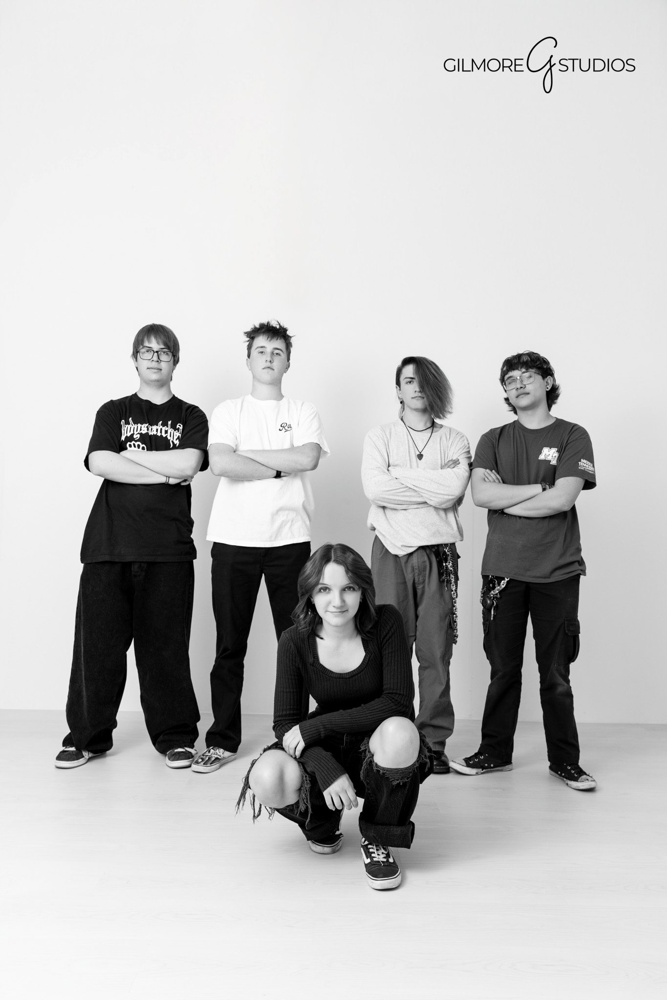 Arizona band photos Gilmore Studios creative group portraits
Garage band portraits Arizona musician photography studio