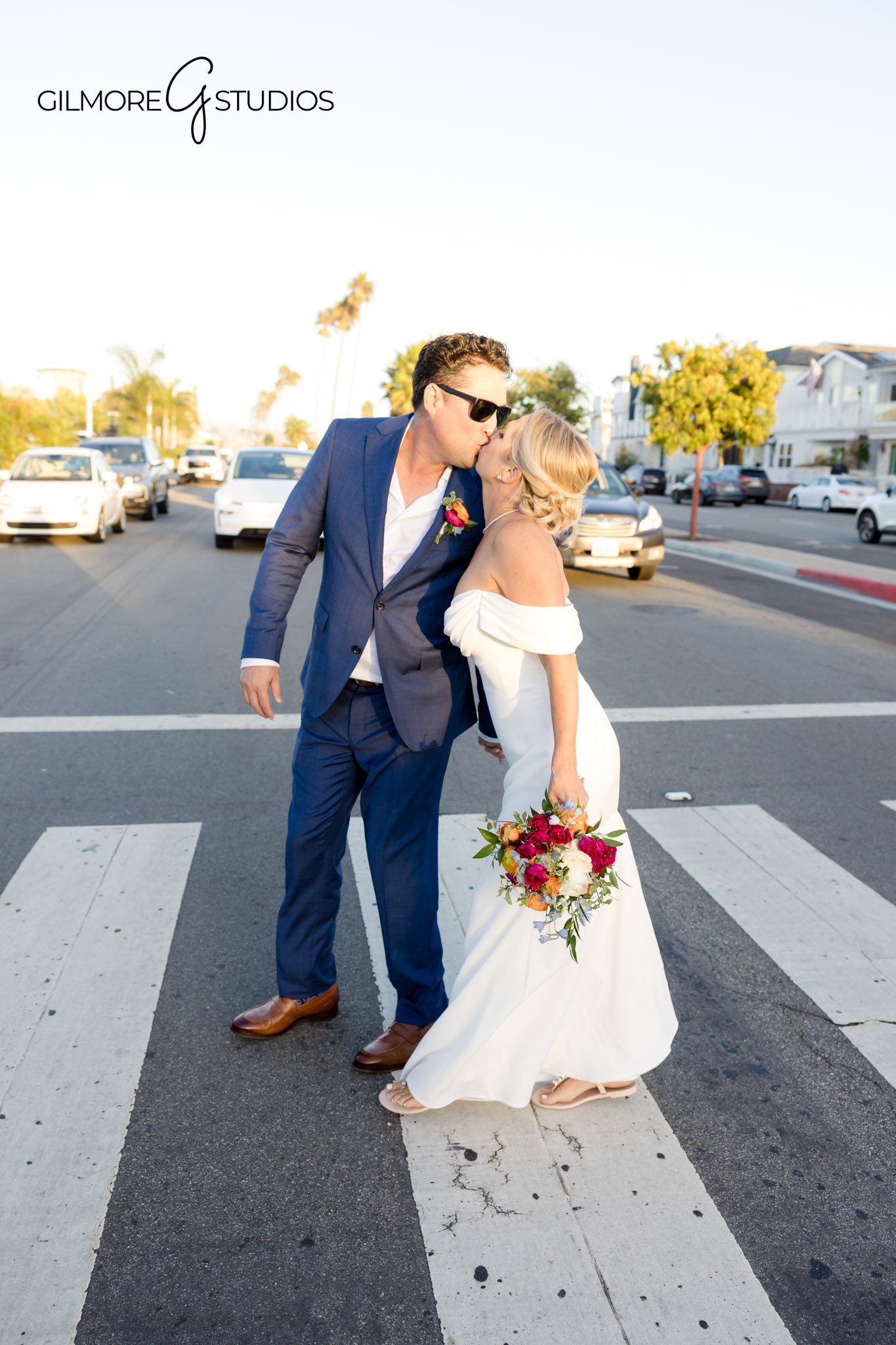 Bride and groom first look Newport Harbor Yacht Club Newport Beach wedding photographer
Newport Beach wedding portraits at Newport Harbor Yacht Club marina backdrop