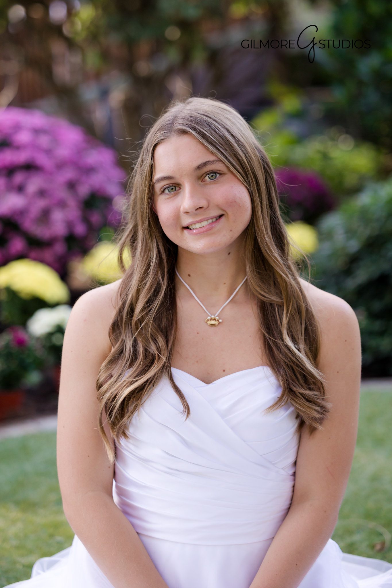 Gilmore Studios outdoor debutante portraits Palos Verdes garden photography
National Charity League debutante photographer Palos Verdes Gilmore Studios portraits