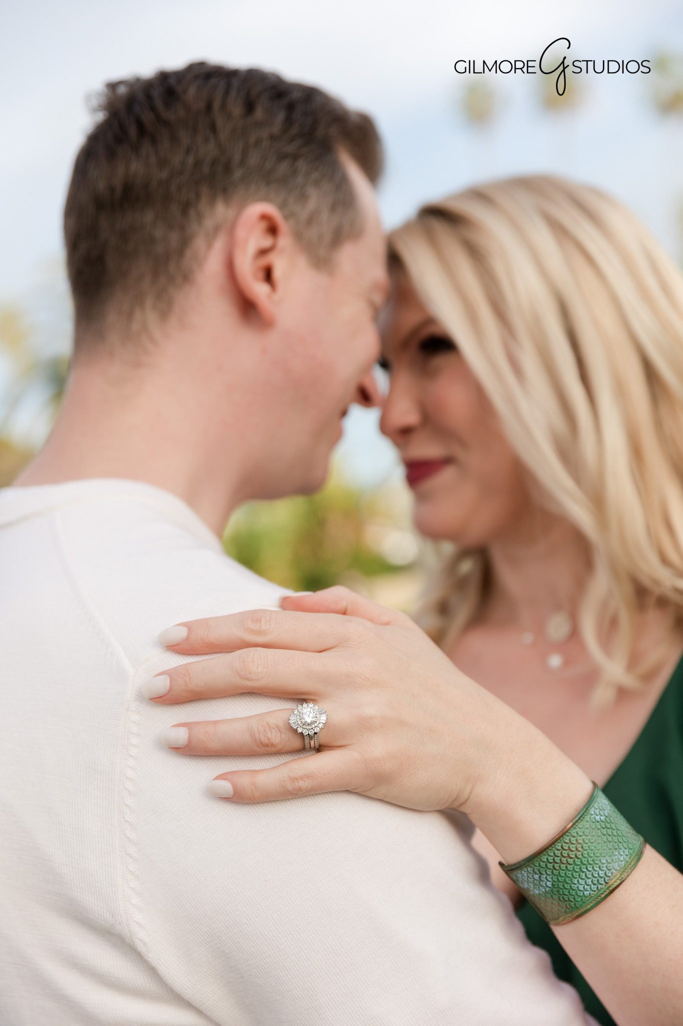 Couple sitting on rocks during sunset engagement session Gilmore Studios

Engagement photographer in Orange County California Gilmore Studios portraits