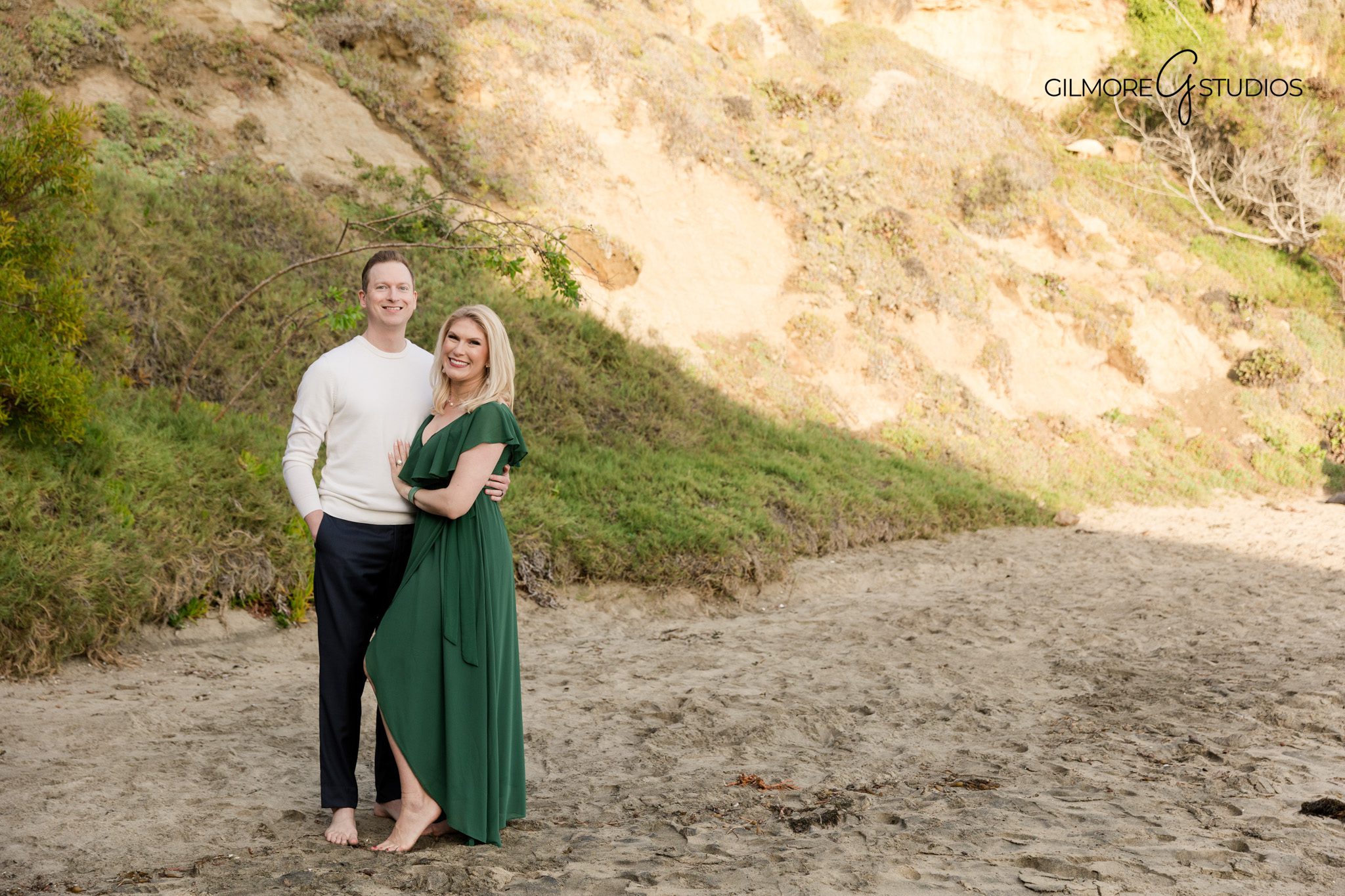 Couple laughing during Newport Beach engagement session Gilmore Studios

Engagement photographer Orange County capturing timeless portraits