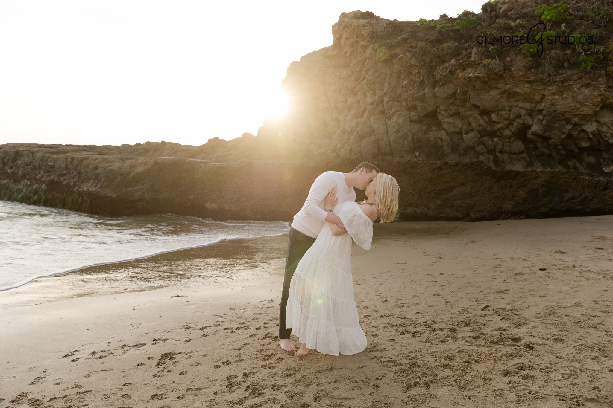 Gilmore Studios engagement photographer capturing emotional connection

Couple smiling at each other during engagement photoshoot California