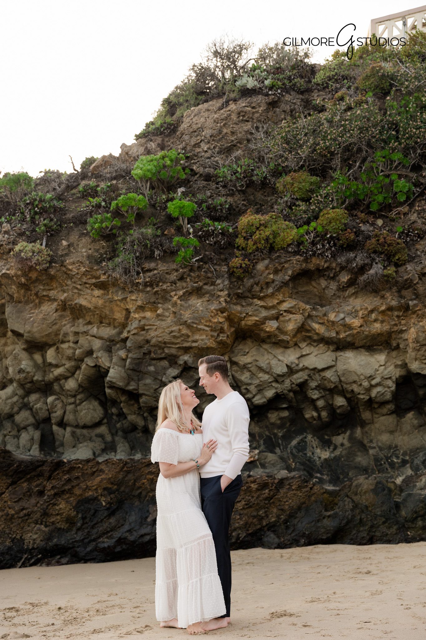 Elegant engagement portraits by Gilmore Studios photographer Orange County

Couple laughing during engagement photoshoot at Balboa Park California