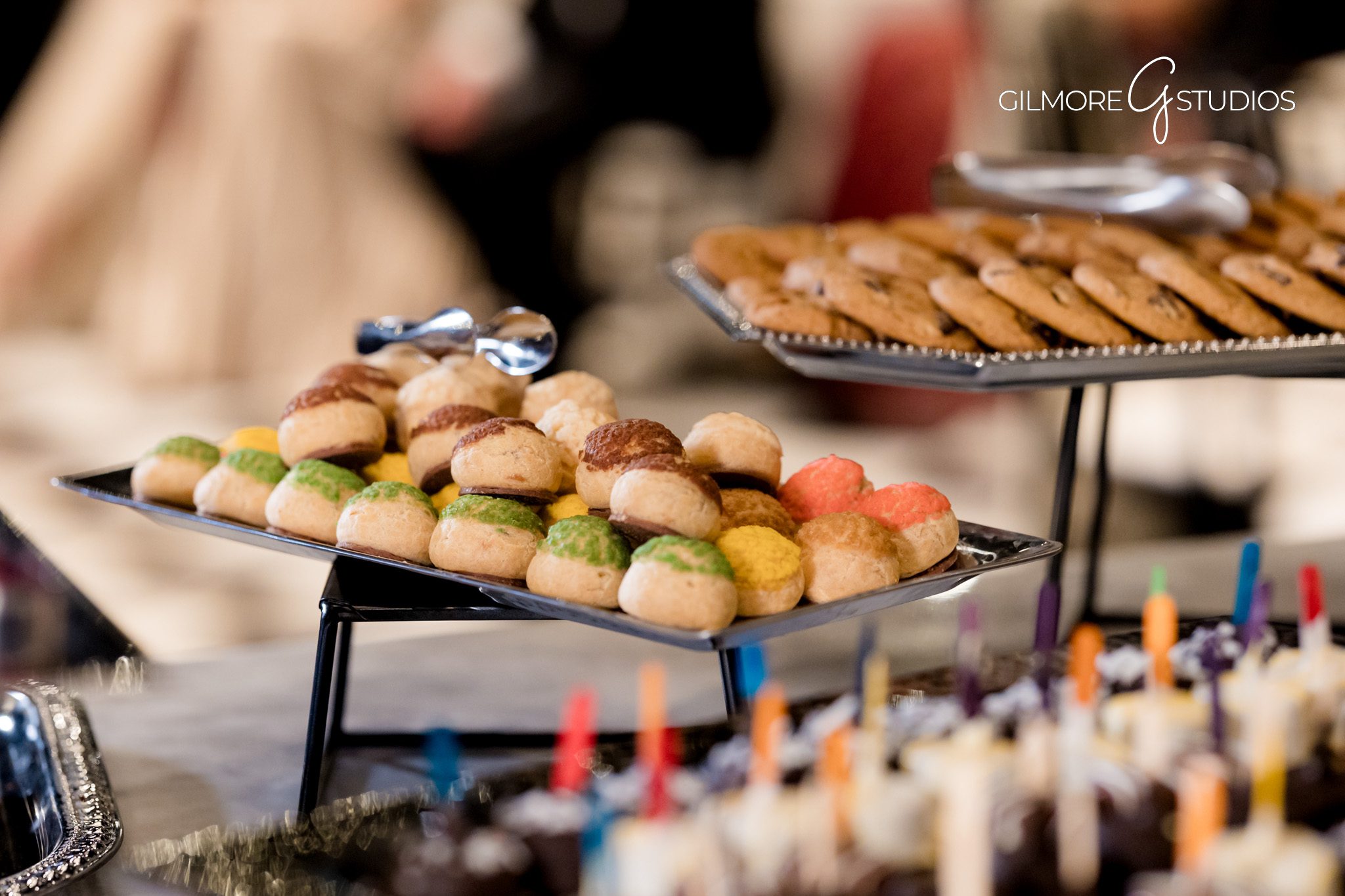Bride’s bouquet close-up photographed by Michigan wedding photographer Gilmore Studios

Michigan wedding photographer using lighting for dance floor photos at reception
