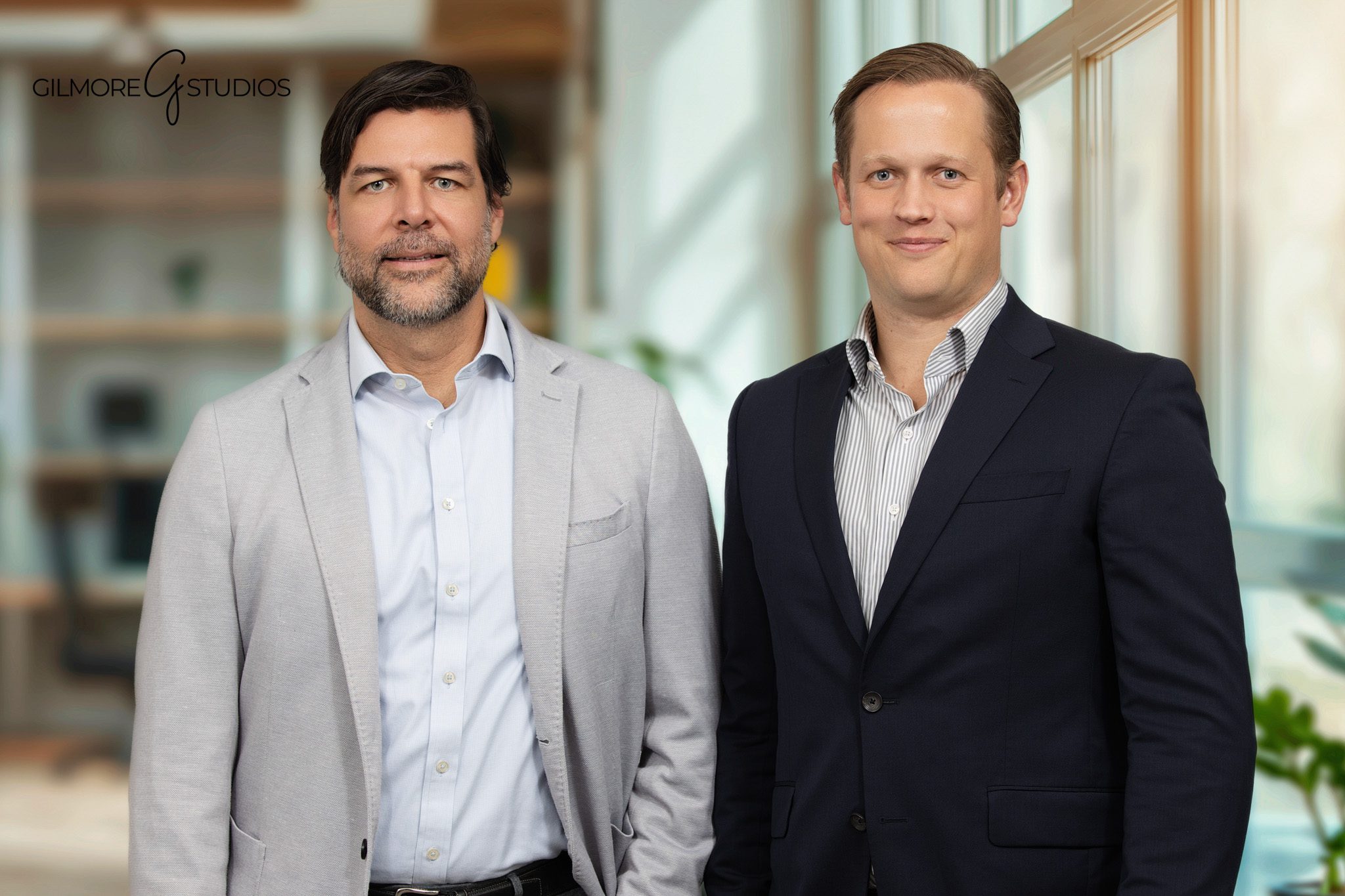 San Diego business photographer capturing group breakout collaborations.
Corporate photography showing smiling employees at company reception.