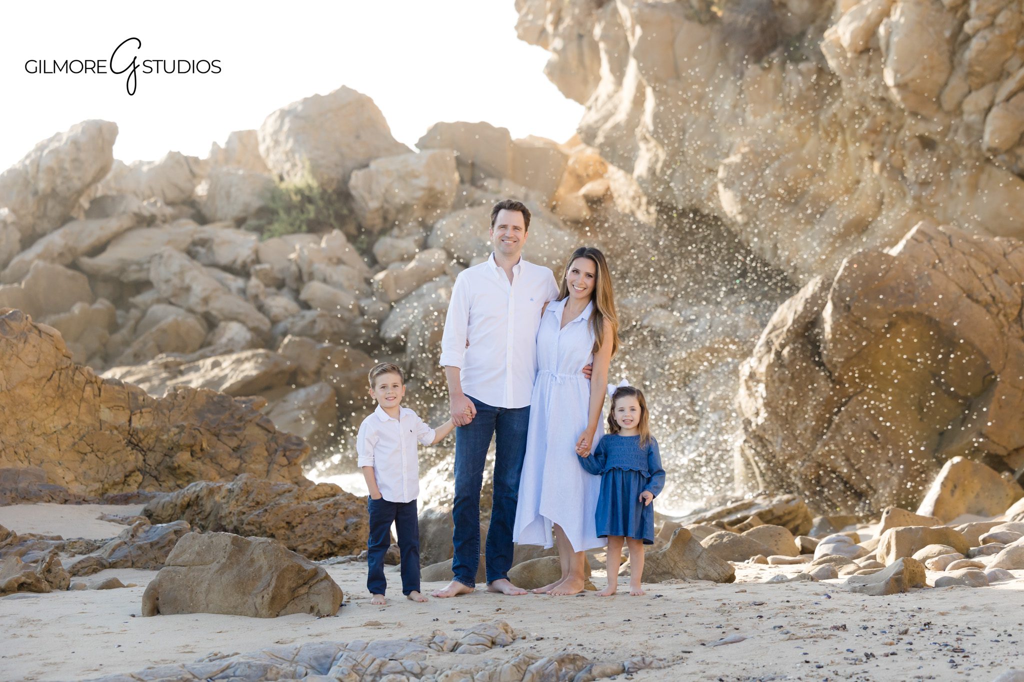 Corona del Mar family photographer capturing portraits at Little Corona Beach.

Family photography session at Little Corona tide pools with Gilmore Studios.