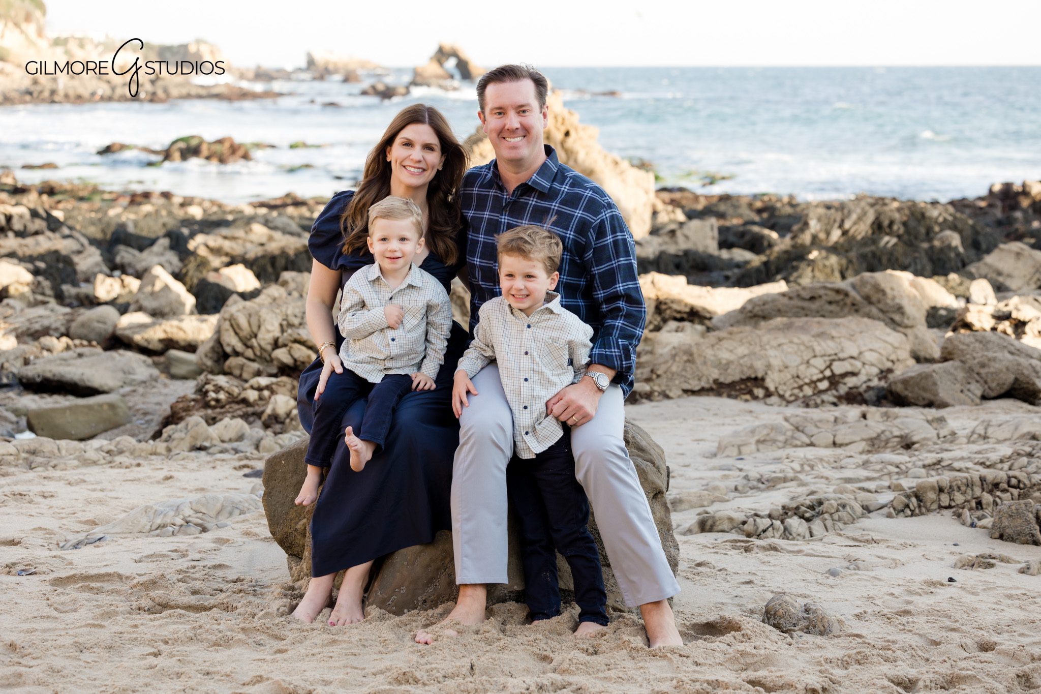 Family portrait photography at Little Corona Beach with natural coastal light

Corona del Mar family photography mini session with candid interaction