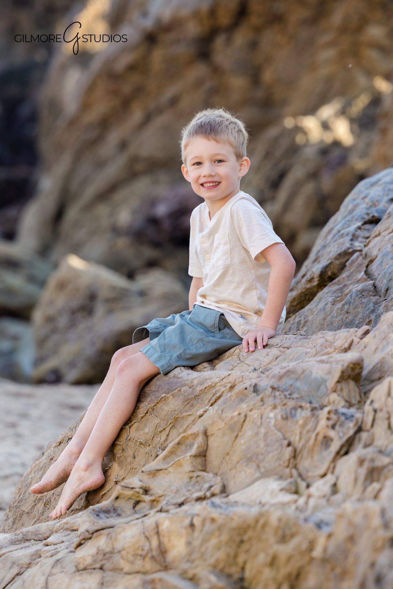 Newport Beach family portrait photographer capturing sunset photos at Little Corona Beach

Little Corona Beach family photography session with parents holding hands with children