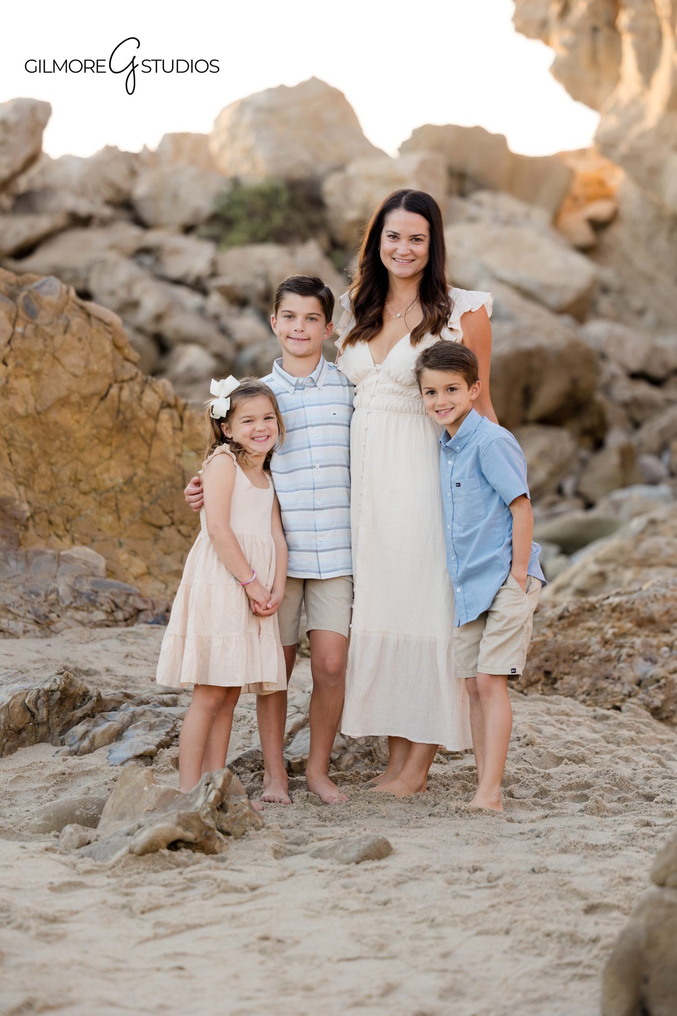 Corona del Mar family beach mini session with natural coastal light

Family portrait photography mini session at Little Corona Beach California