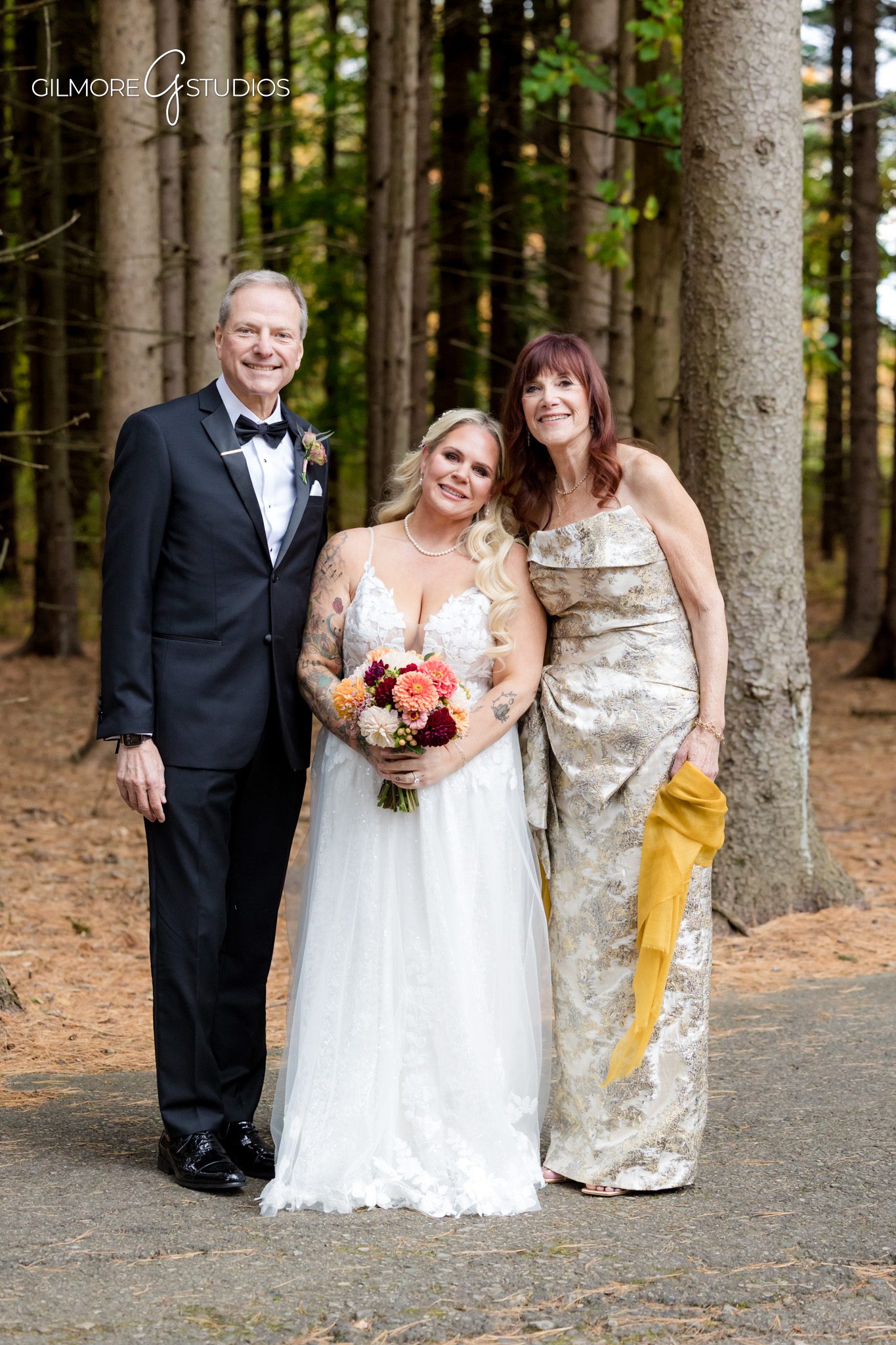 Ceremony photographer capturing meaningful glances during vows.

Destination portrait photography at Shepherd’s Hollow stone pathways.
