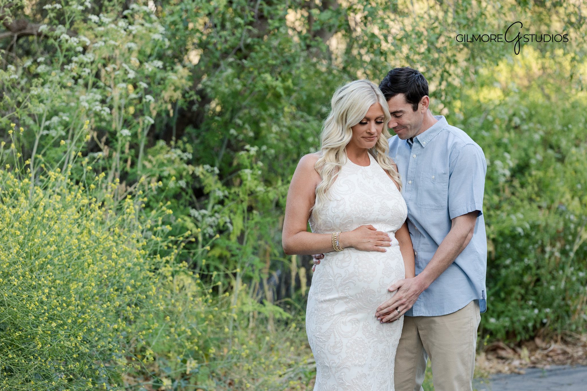 Maternity photography including siblings
Family gathered around expecting mother