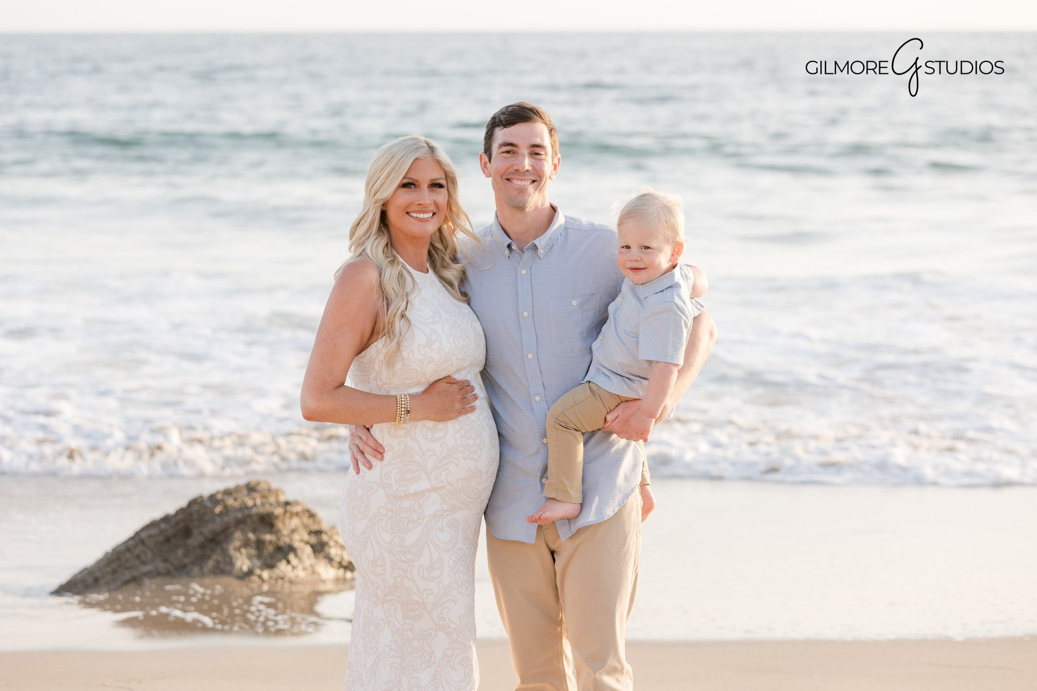 Maternity photos focused on family togetherness
Partner and children joining maternity session