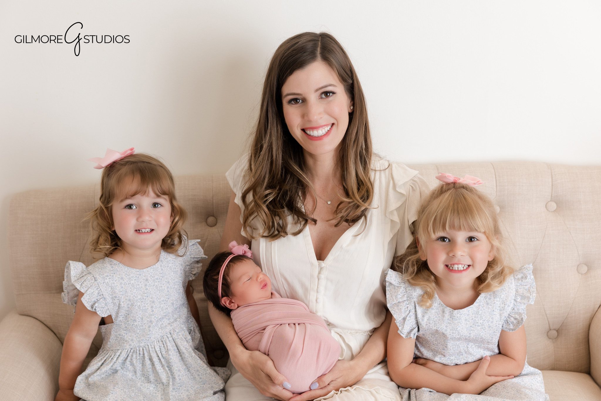 Family gathered close with newborn

Newborn baby resting in family’s arms