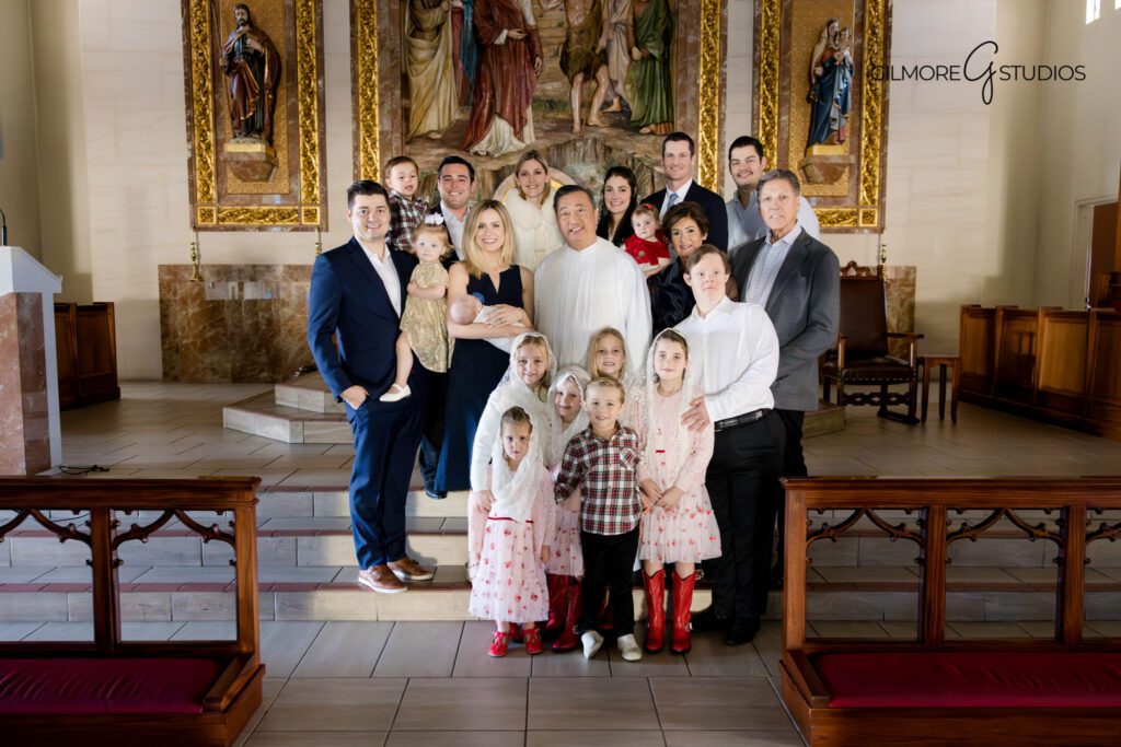 Catholic baptism portrait photographed by a Newport Beach baptism photographer

Baptism ceremony photography captured by a professional Catholic photographer