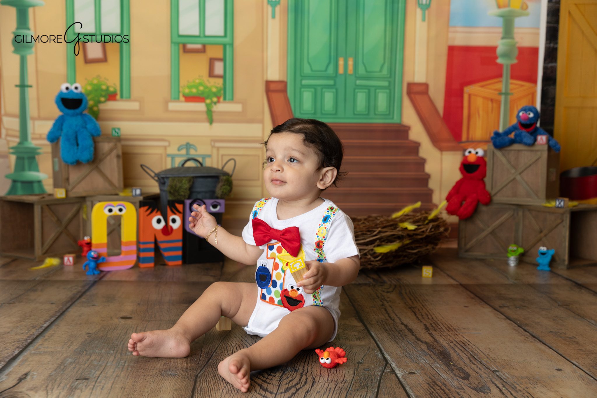 Studio milestone cake smash portrait by Newport Beach photography studio

Colorful Sesame Street birthday cake smash portrait Orange County photographer