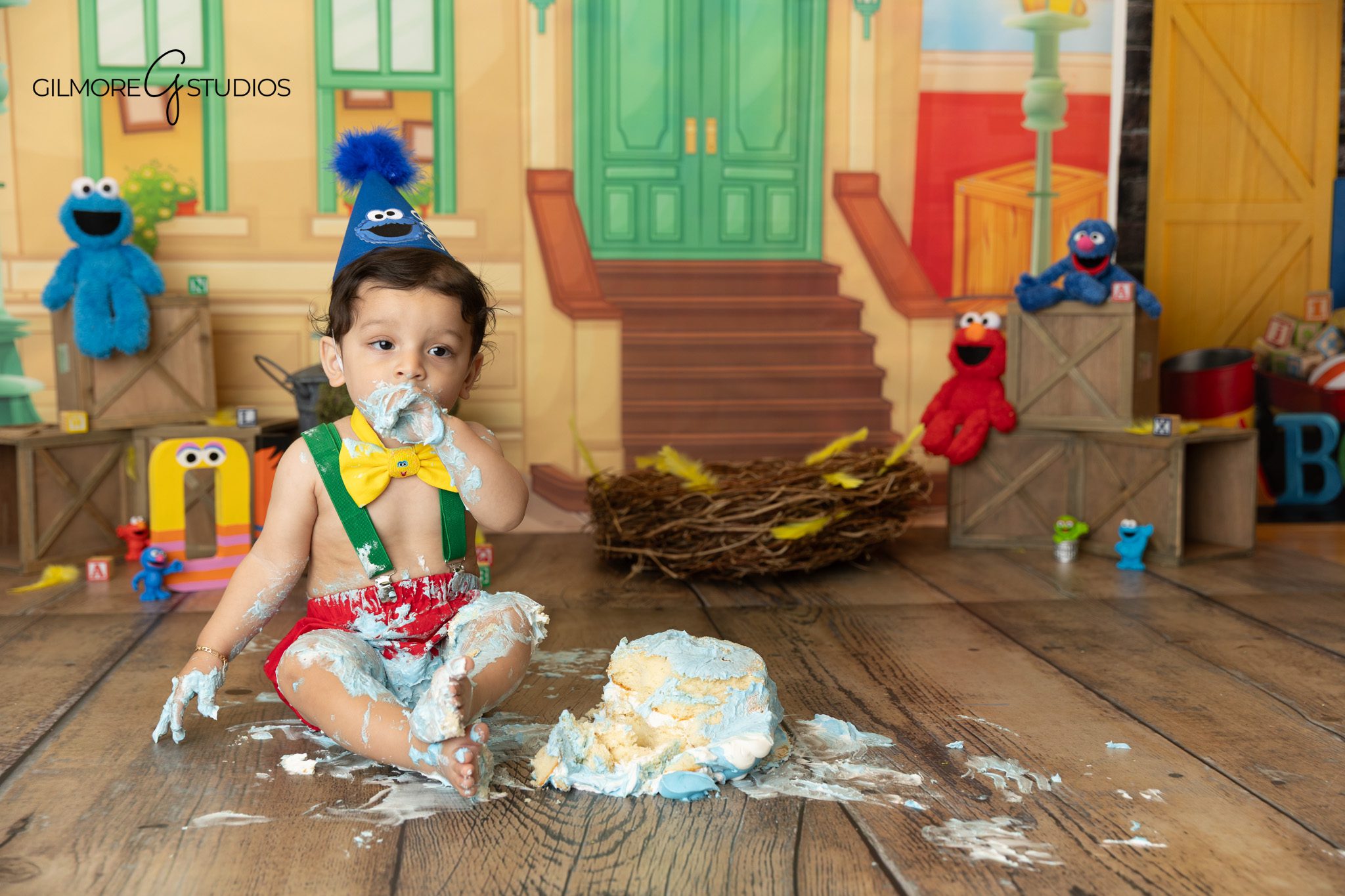 Studio cake smash photography portrait for baby Orange County

Sesame Street inspired birthday portrait photography Newport Beach studio