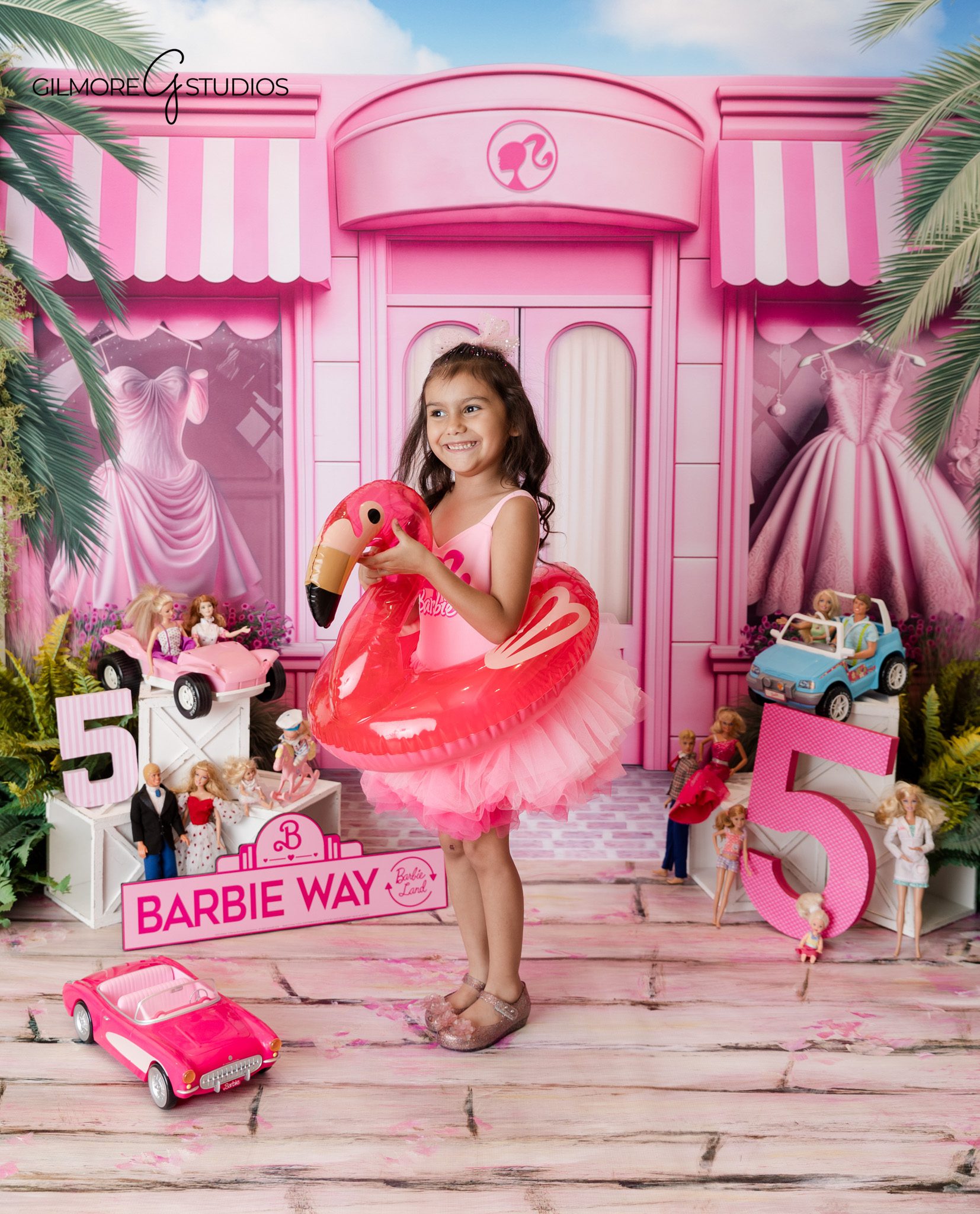 Birthday photography portrait inspired by Barbie fashion theme

Girls birthday photoshoot portrait with pink and white styling