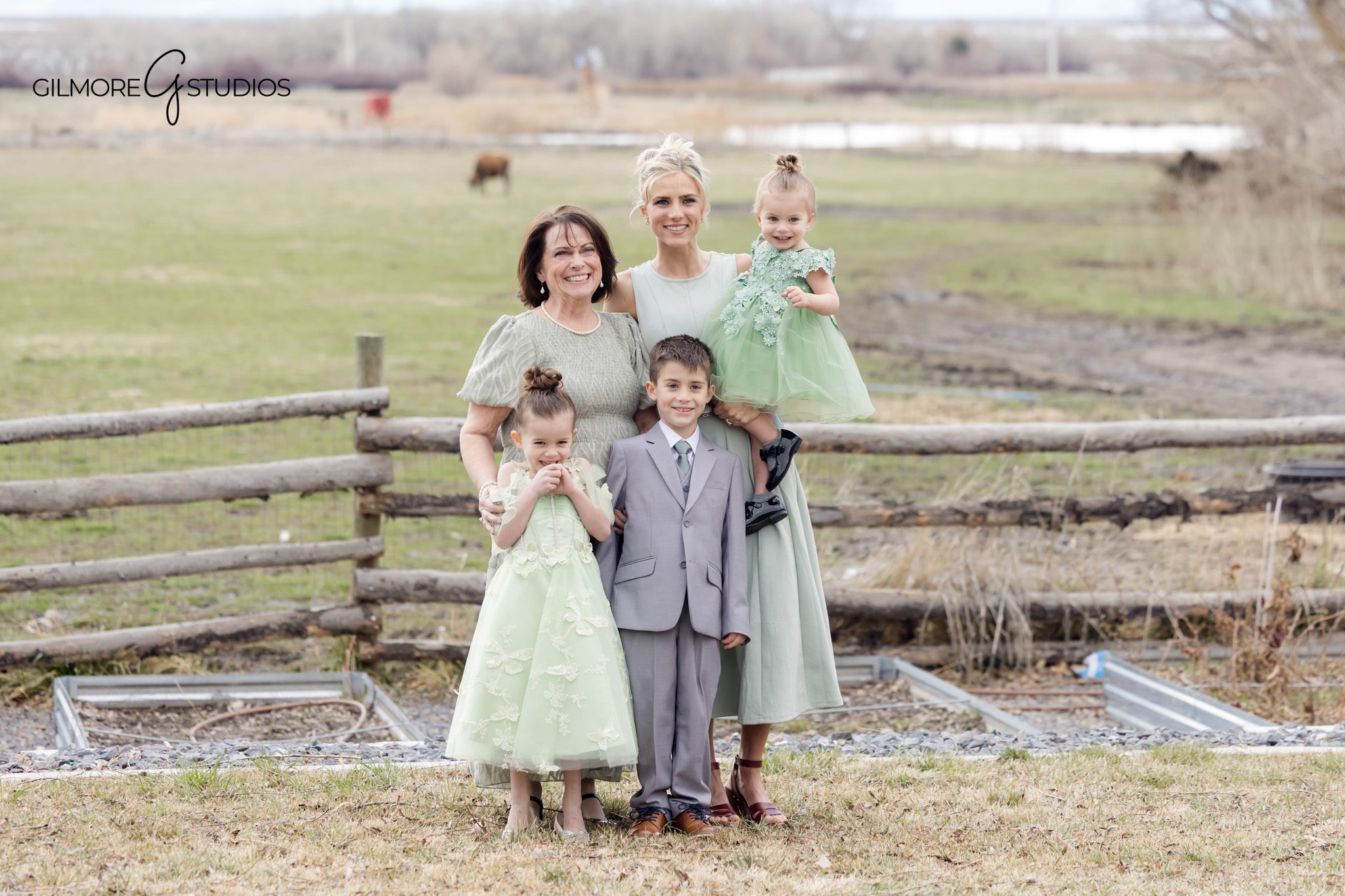 Utah family photography session showing connection

Multi generational family portrait in open field setting
