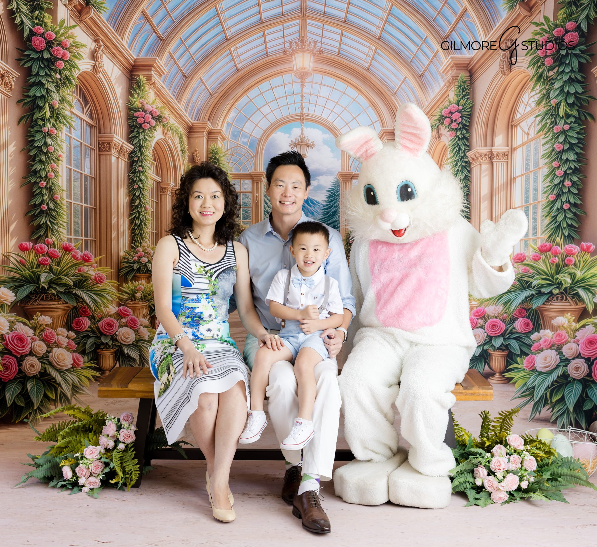 Newport Beach Easter photographer baby boy pastel portrait
Easter bunny photo session family portrait Orange County photography