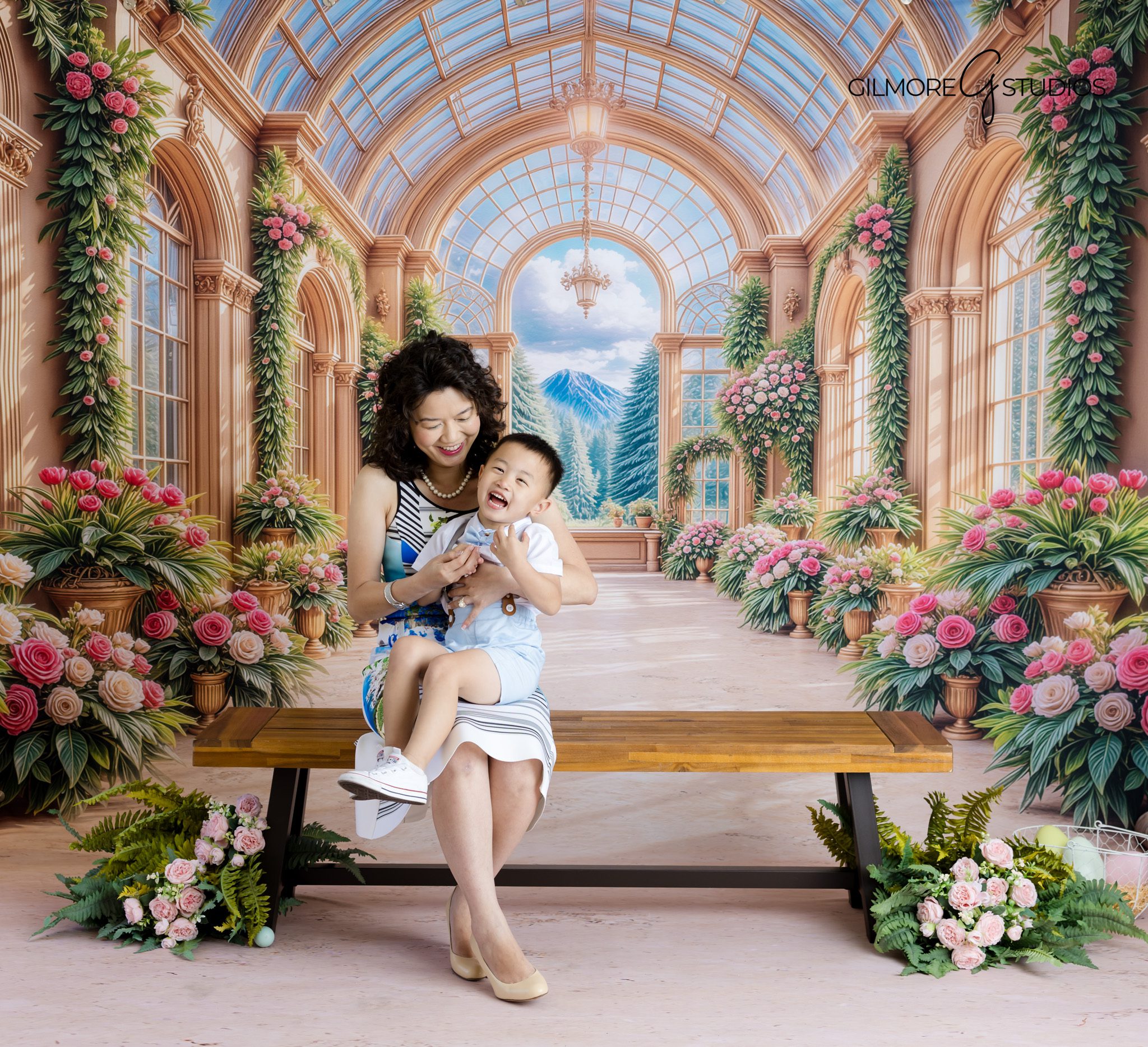 Newport Beach Easter photographer family connection portrait
Easter mini session photographer siblings laughing with bunny