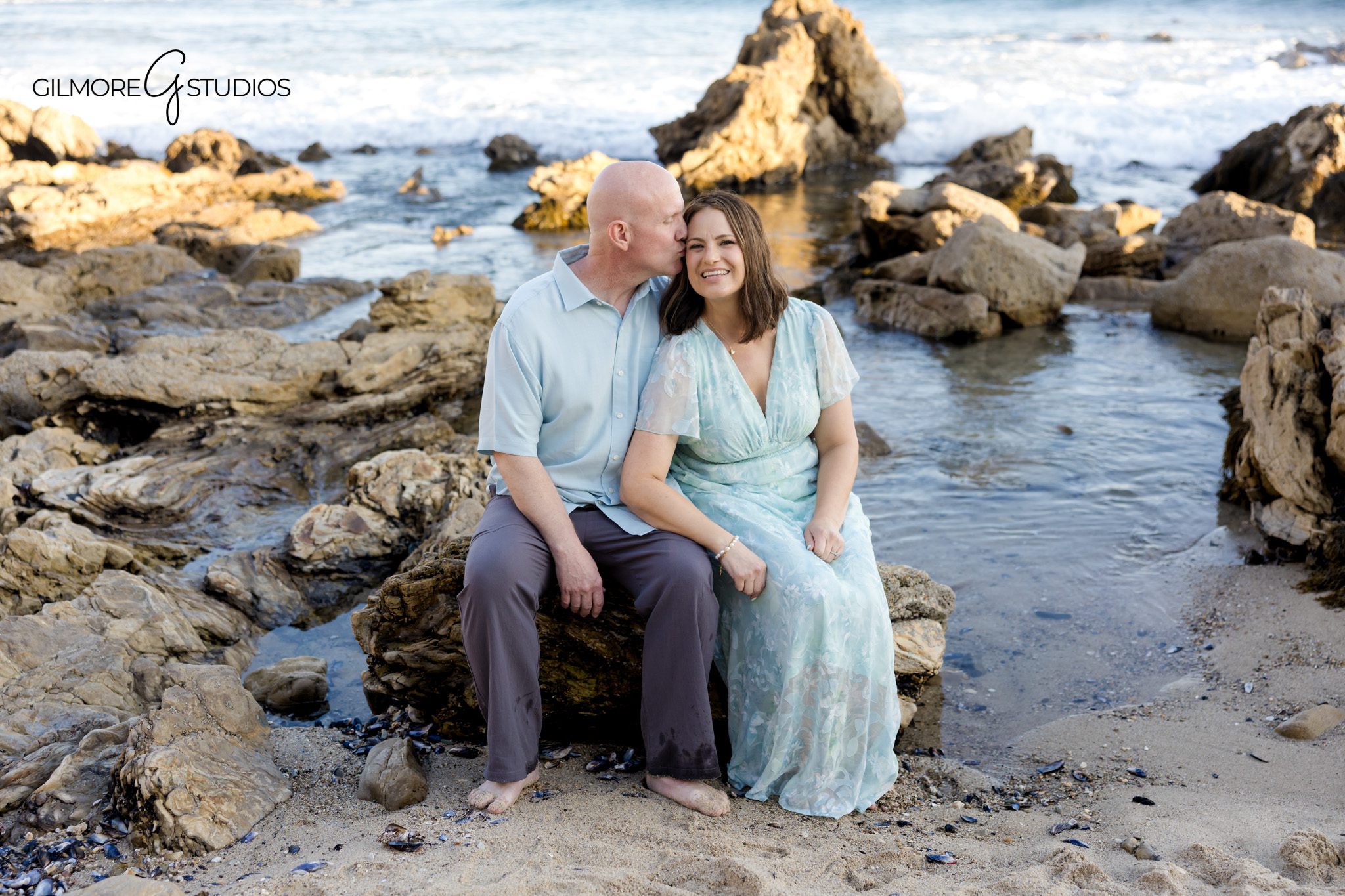 Newport Beach engagement session photography with kids at sunset
beach photography Newport Beach family lifestyle portraits