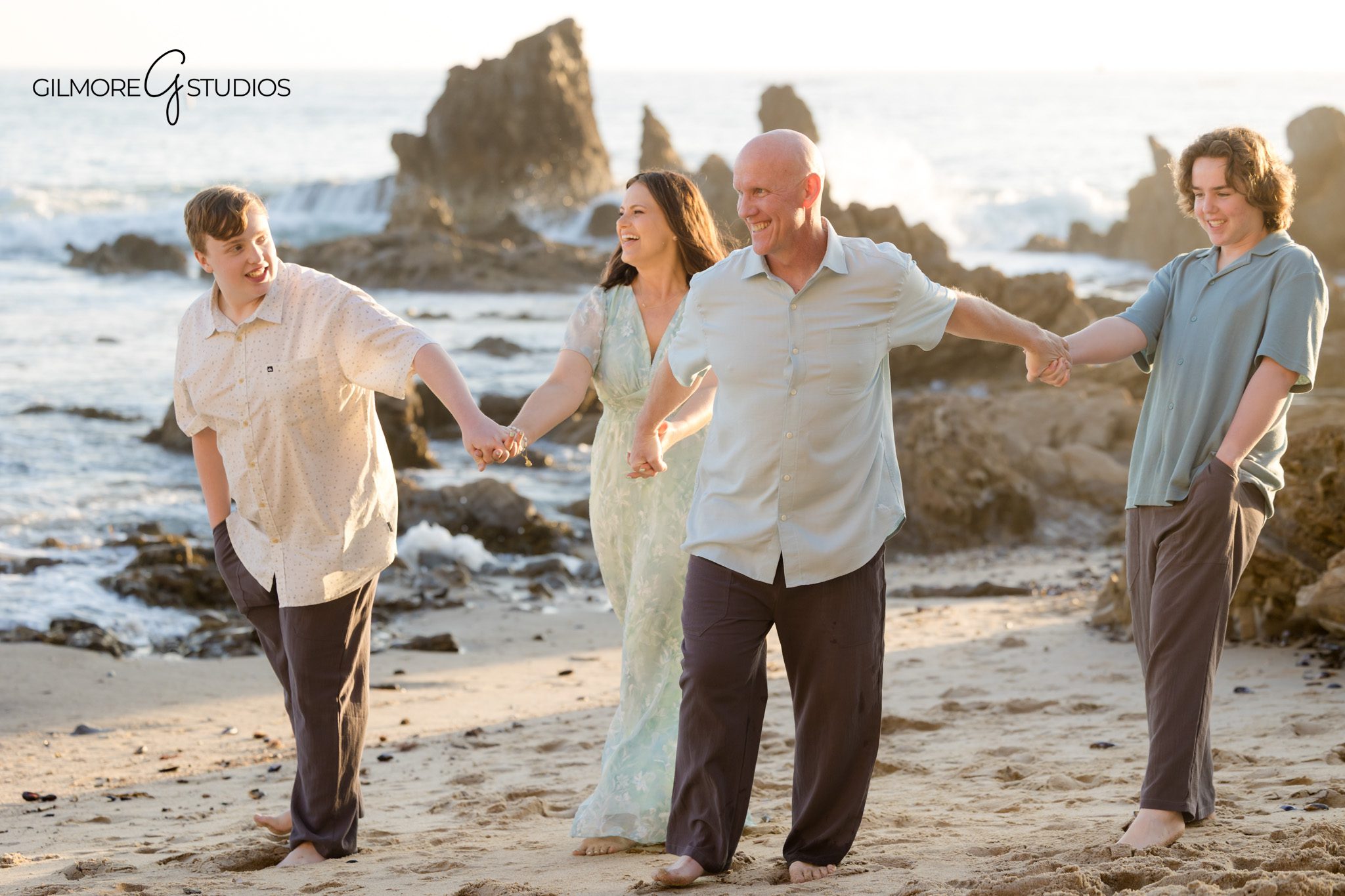 beach family photography Newport Beach with young children
engagement photographer Newport Beach natural light family portraits