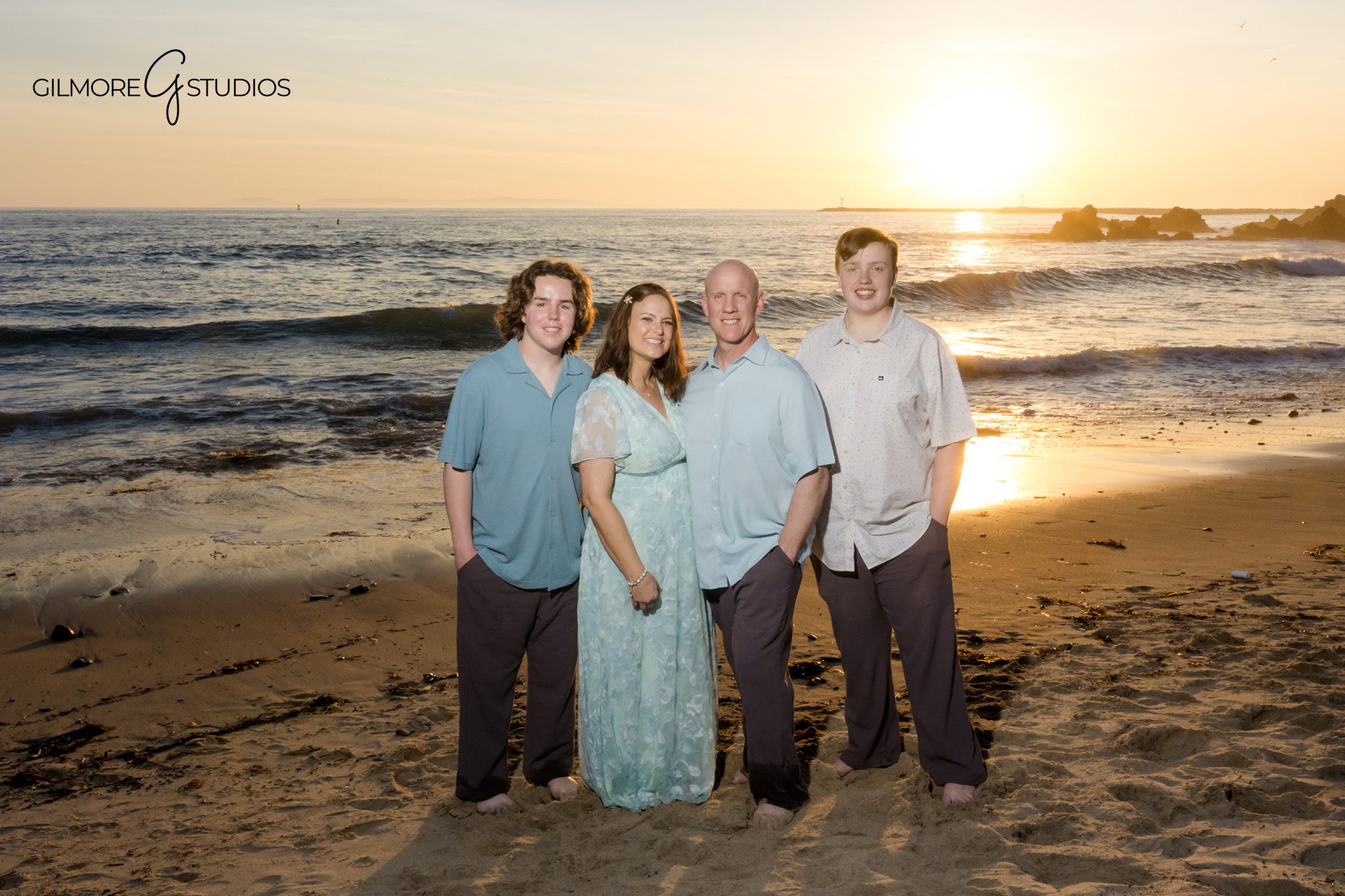 Newport Beach engagement photographer capturing family with kids on the beach
engagement photography with children Newport Beach beach portrait session