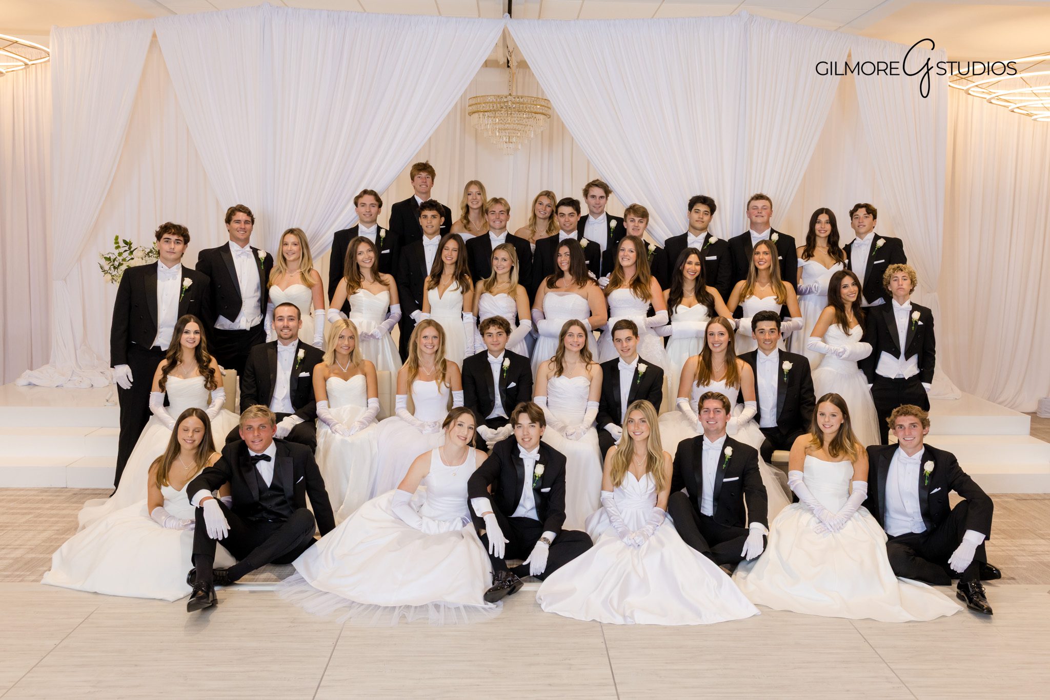 Debutante portrait photography session before formal event
Formal debutante portrait photographed by event photographer