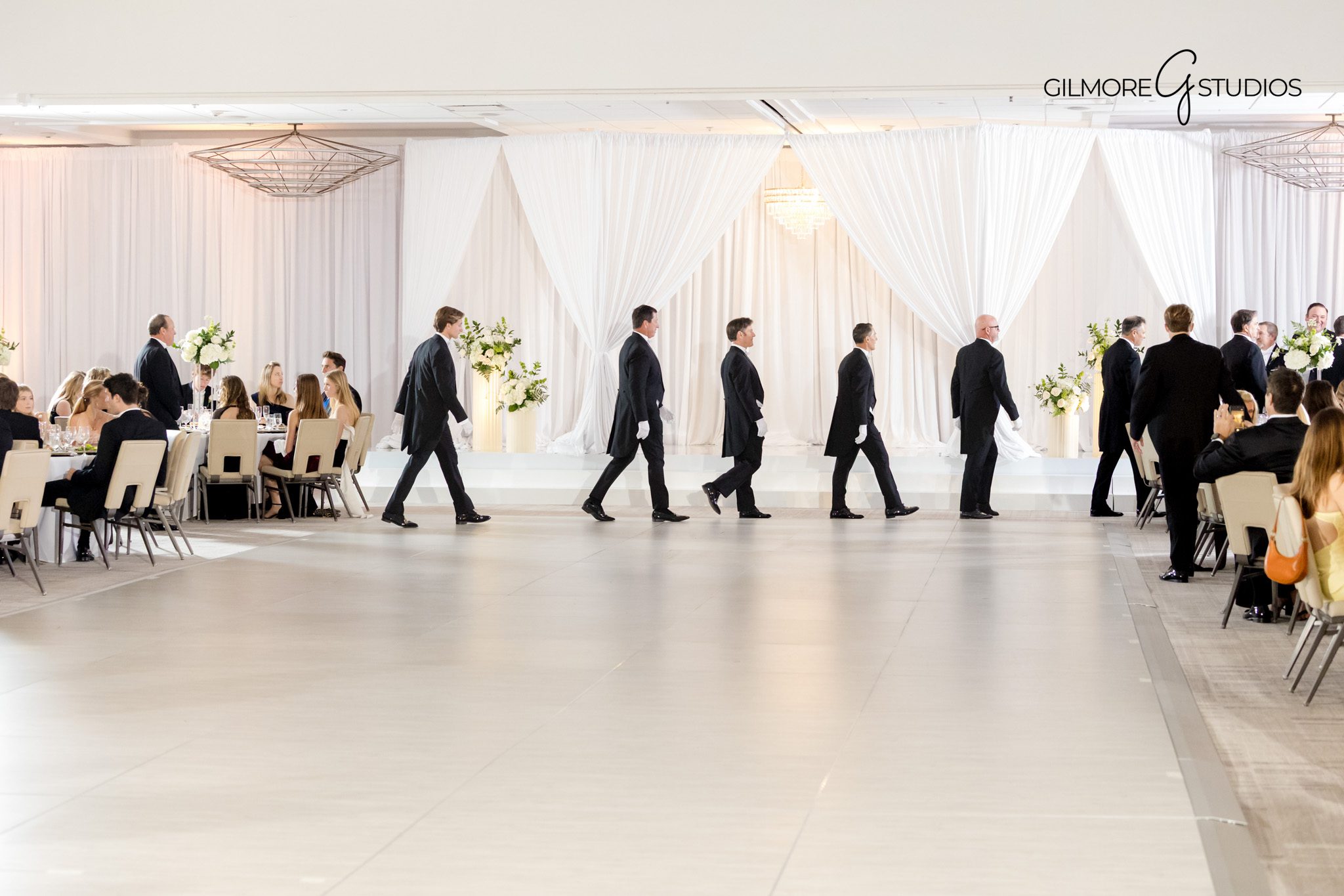 Debutante portrait photography showing elegant gown
Formal portrait photography of debutante before ballroom presentation