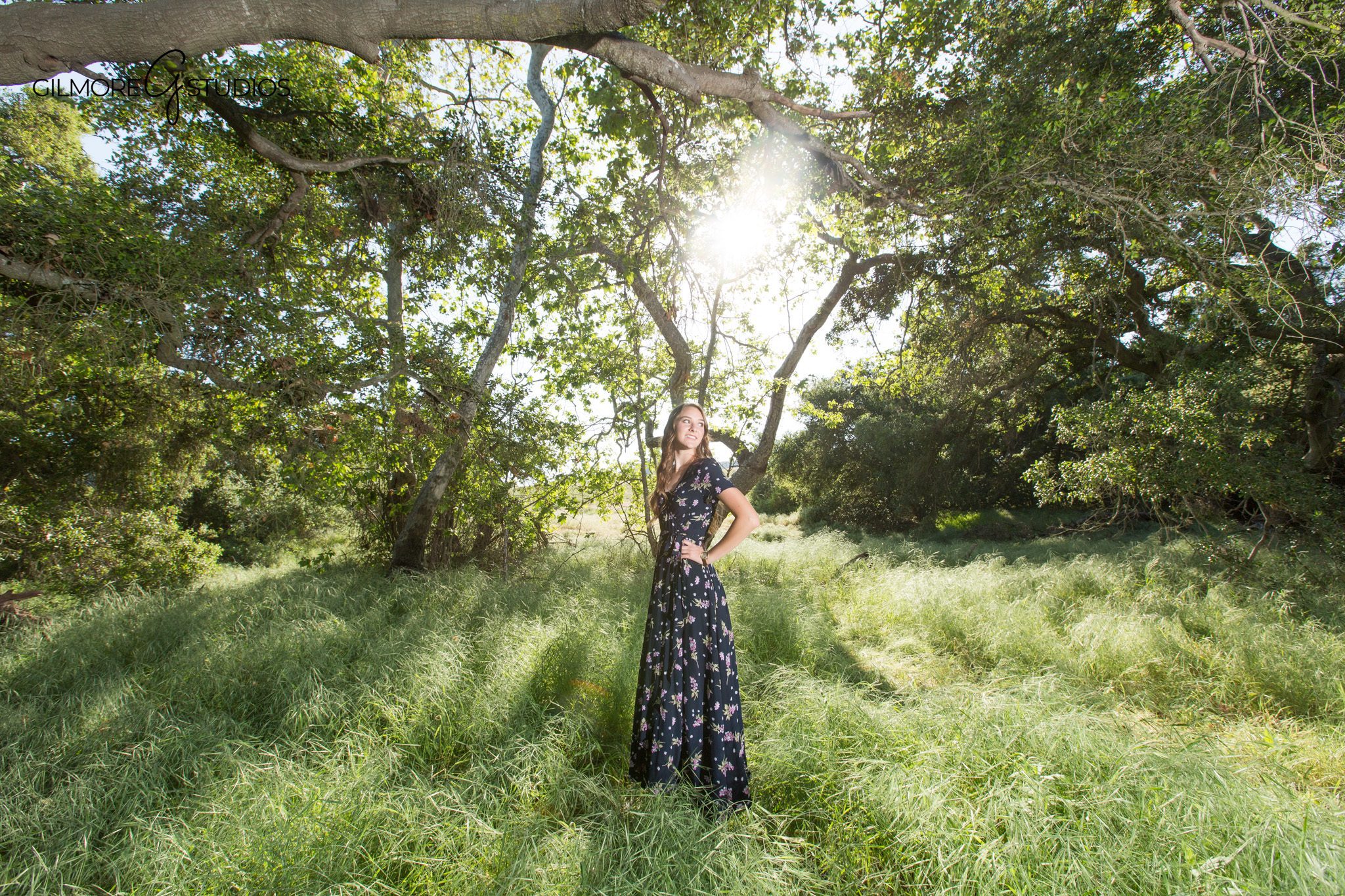 Coto de Caza senior portrait golden light hills
Senior photos in Coto de Caza natural setting