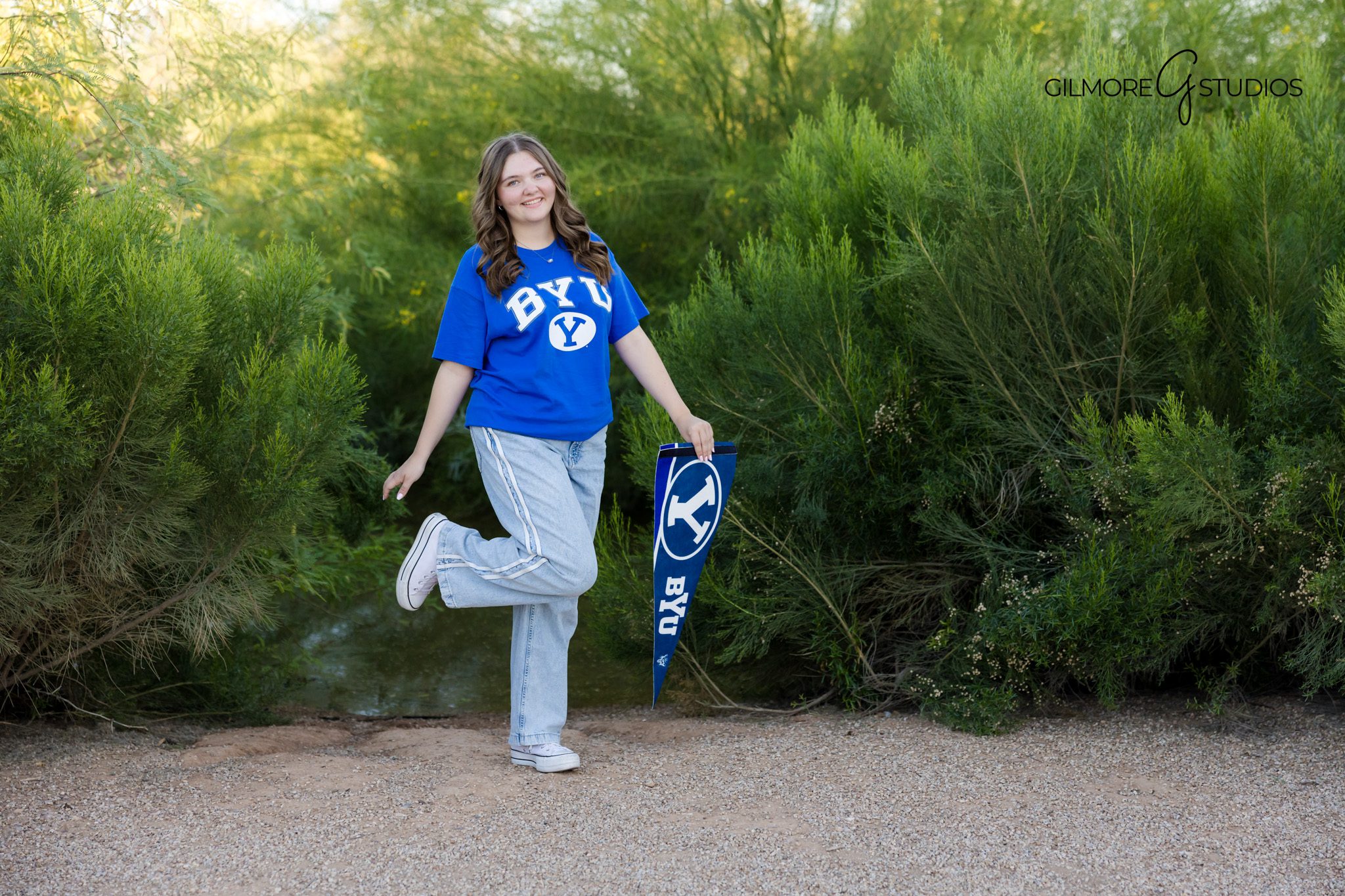 Outdoor senior pictures cactus background Gilbert Arizona
Senior photography Gilbert AZ desert scenery cactus backdrop