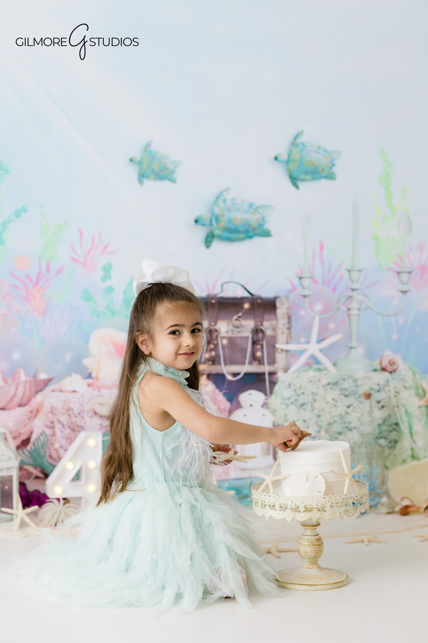 children’s milestone portraits Arizona, magical birthday session for girls