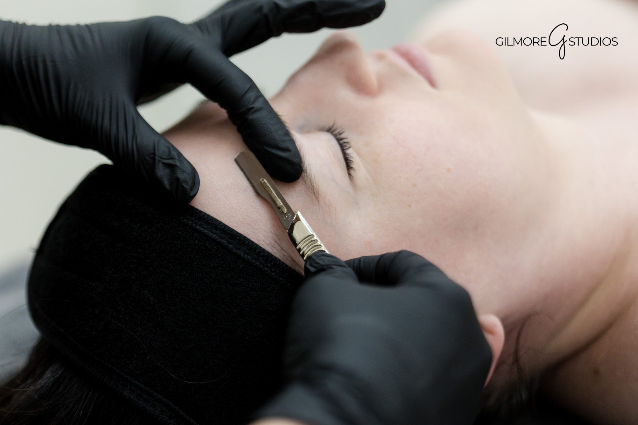 Close up esthetician treatment photography Arizona
Gilbert AZ skincare branding session