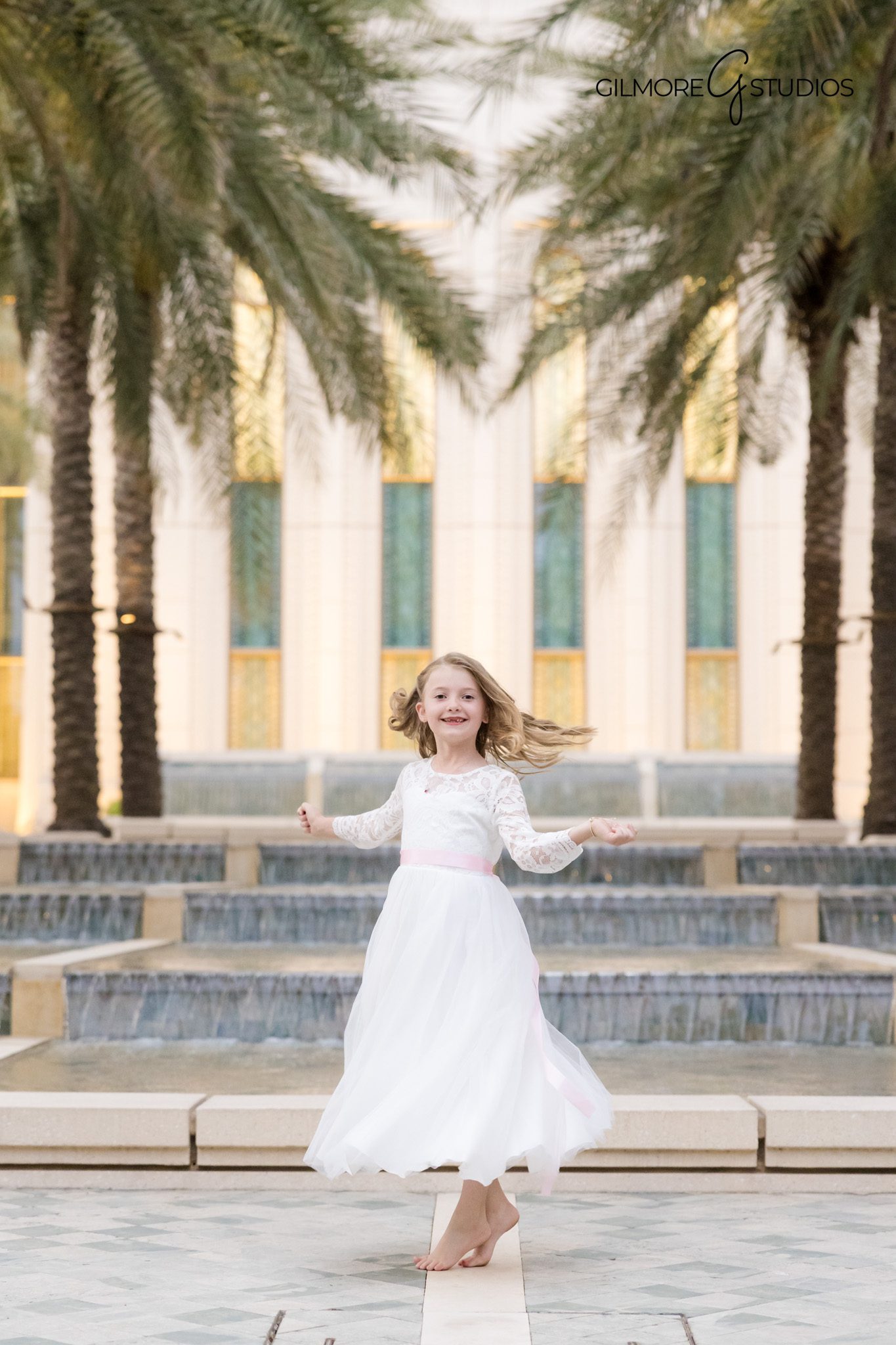 Gilbert Arizona baptism photo session with Book of Mormon portraits
LDS baptism milestone photography at Gilbert Arizona Temple