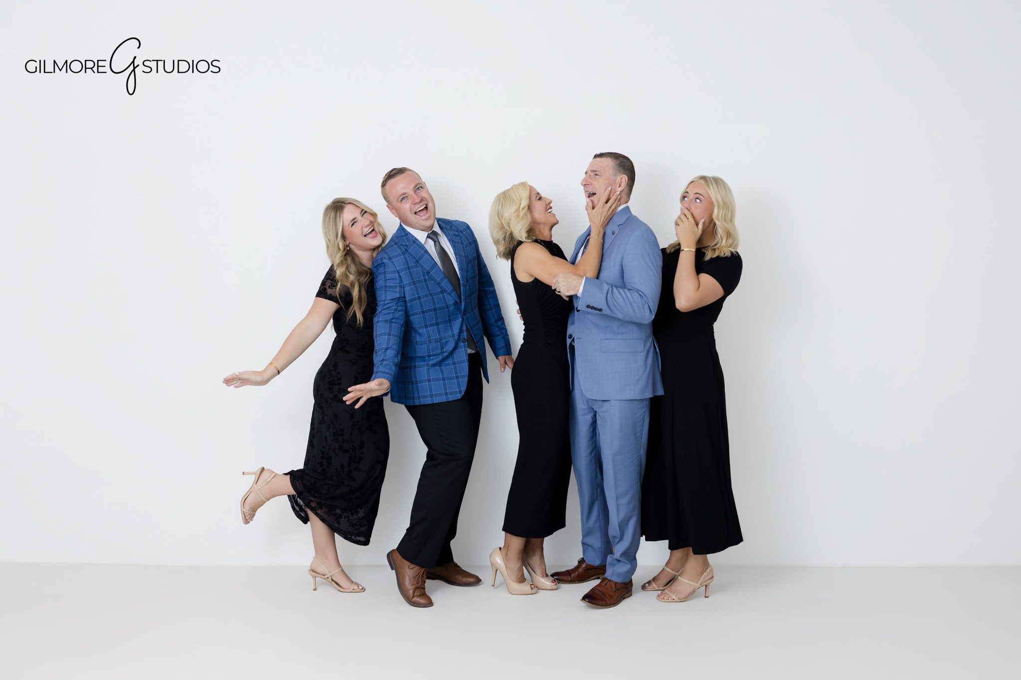 Studio family photography with older daughters and parents
Queen Creek indoor family portrait photographer