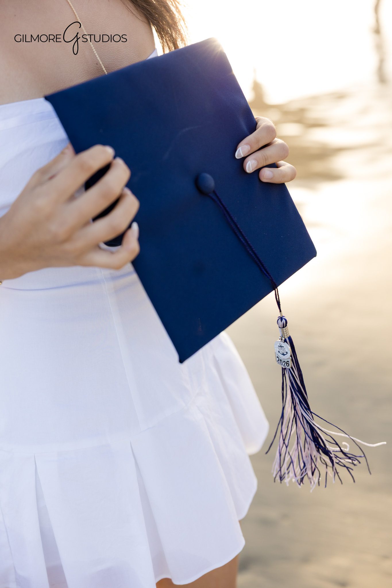 Newport Beach senior photography under the pier
Graduation portrait photographer Newport Beach California