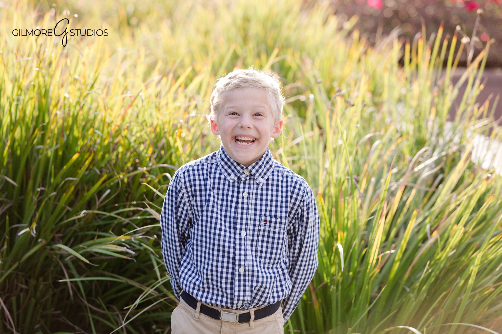 Eight year old boy baptism photos at Newport Beach Temple
LDS baptism milestone portrait with Book of Mormon