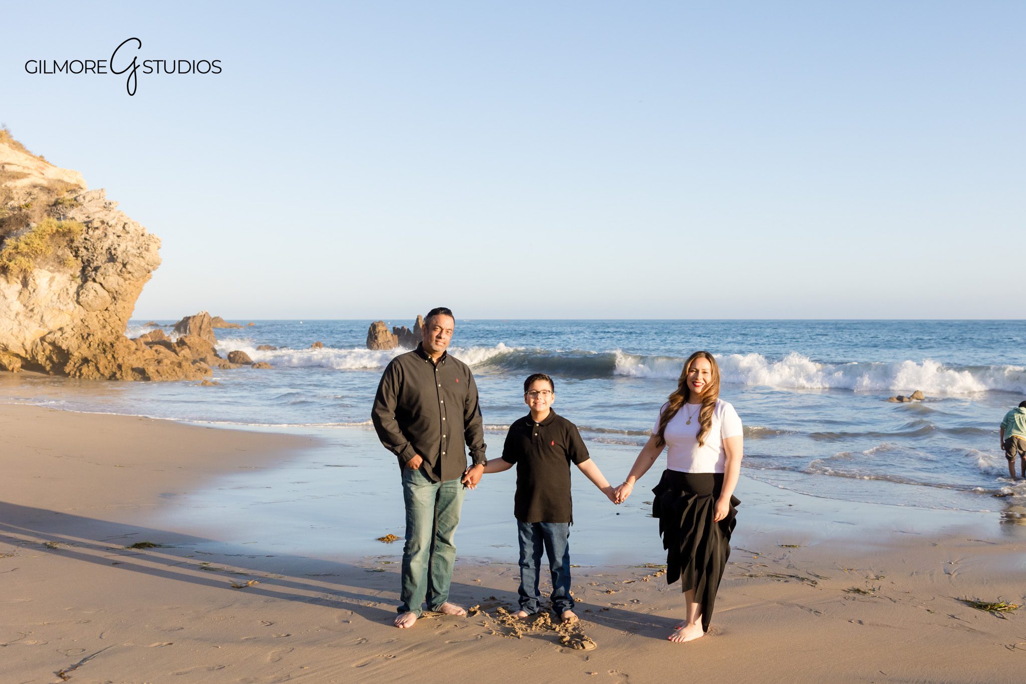 Golden hour family photos at Big Corona Beach in Newport Beach
Big Corona Beach family photographer capturing sunset portraits in Corona del Mar