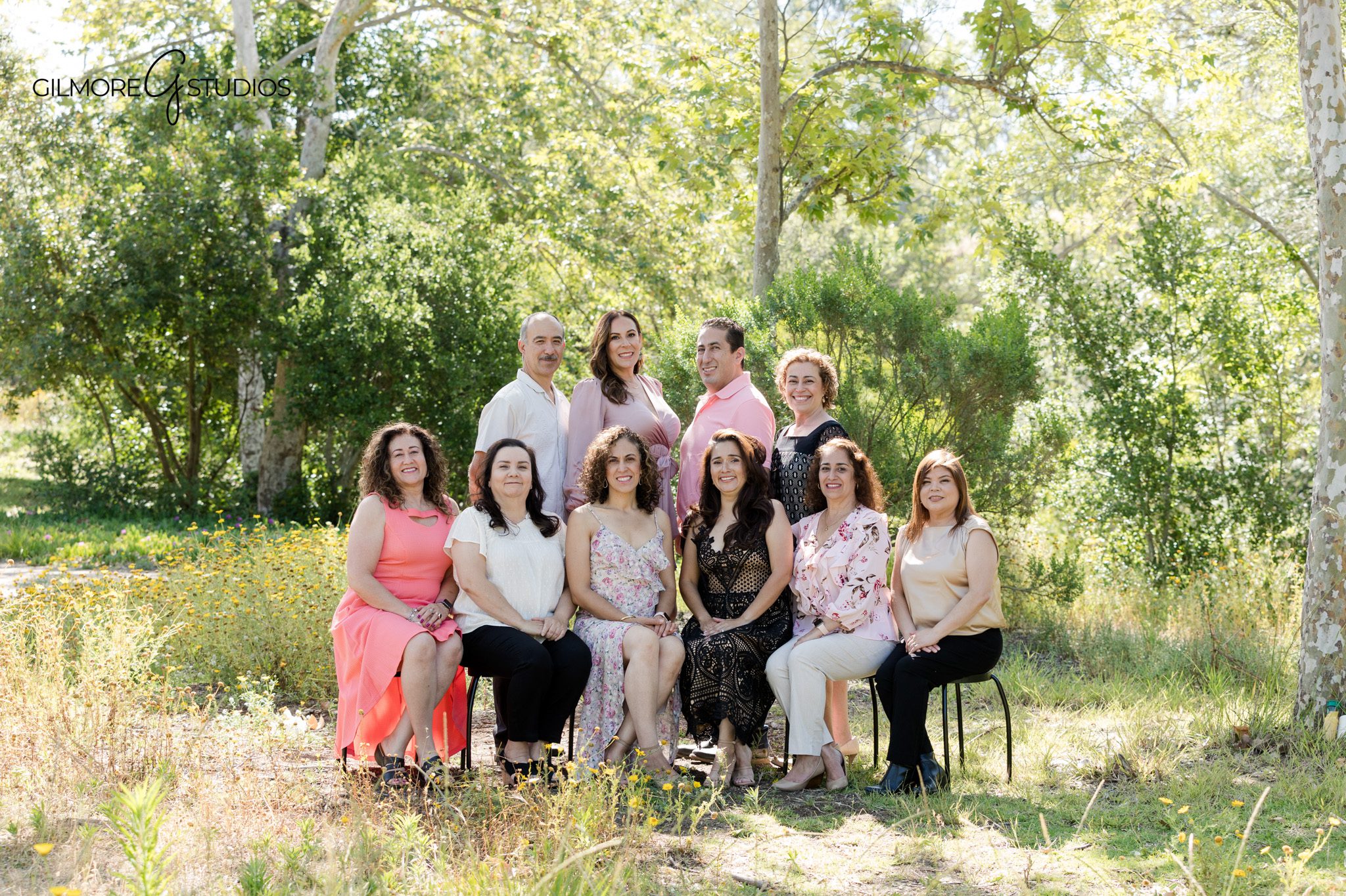 Newport Beach extended family photos in a soft outdoor setting
Canyon Park portrait session for a large family gathering