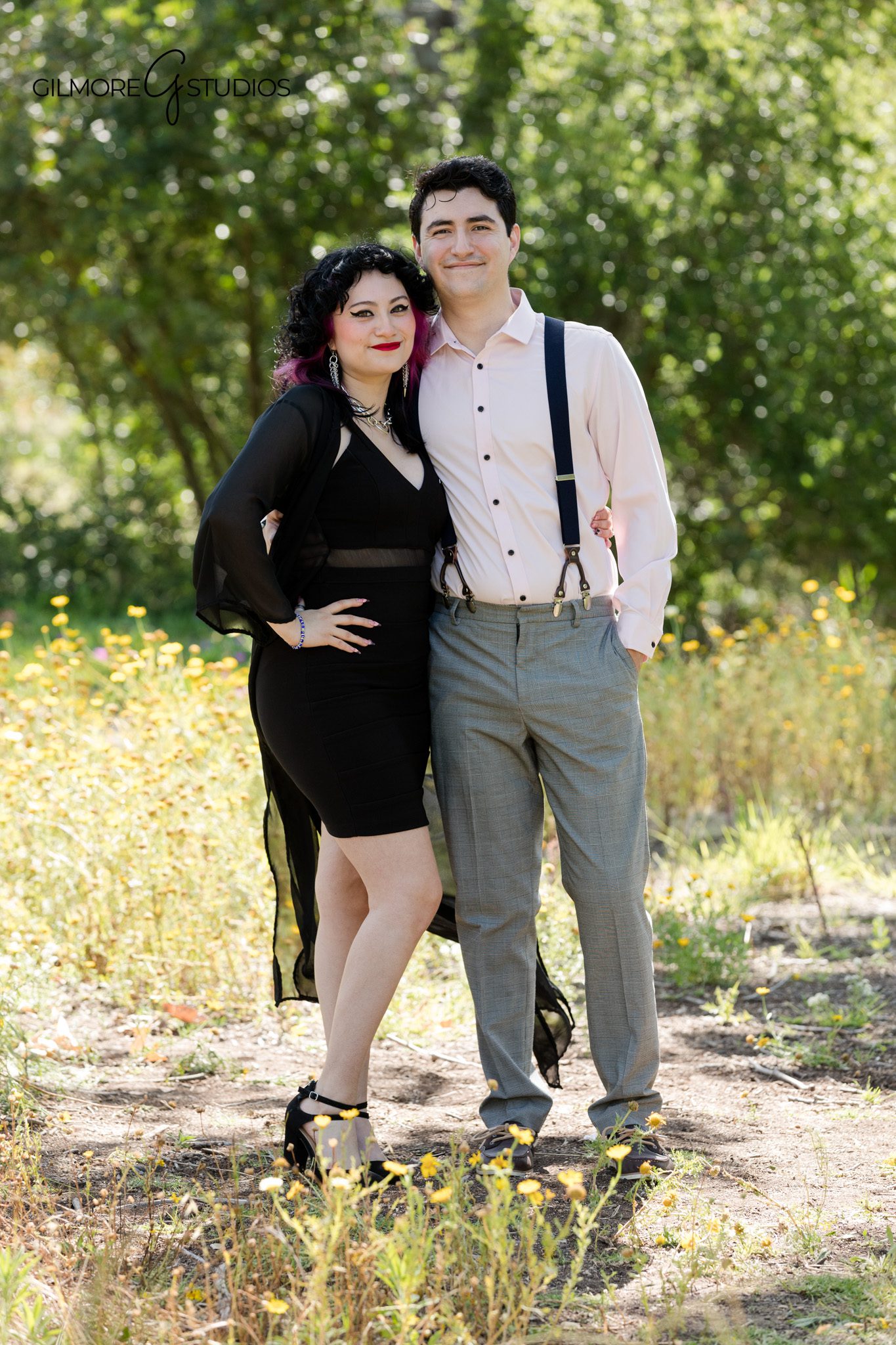 Orange County family portraits with toddler boys in a park setting
Natural light family photo at Canyon Park with grandparents and grandkids