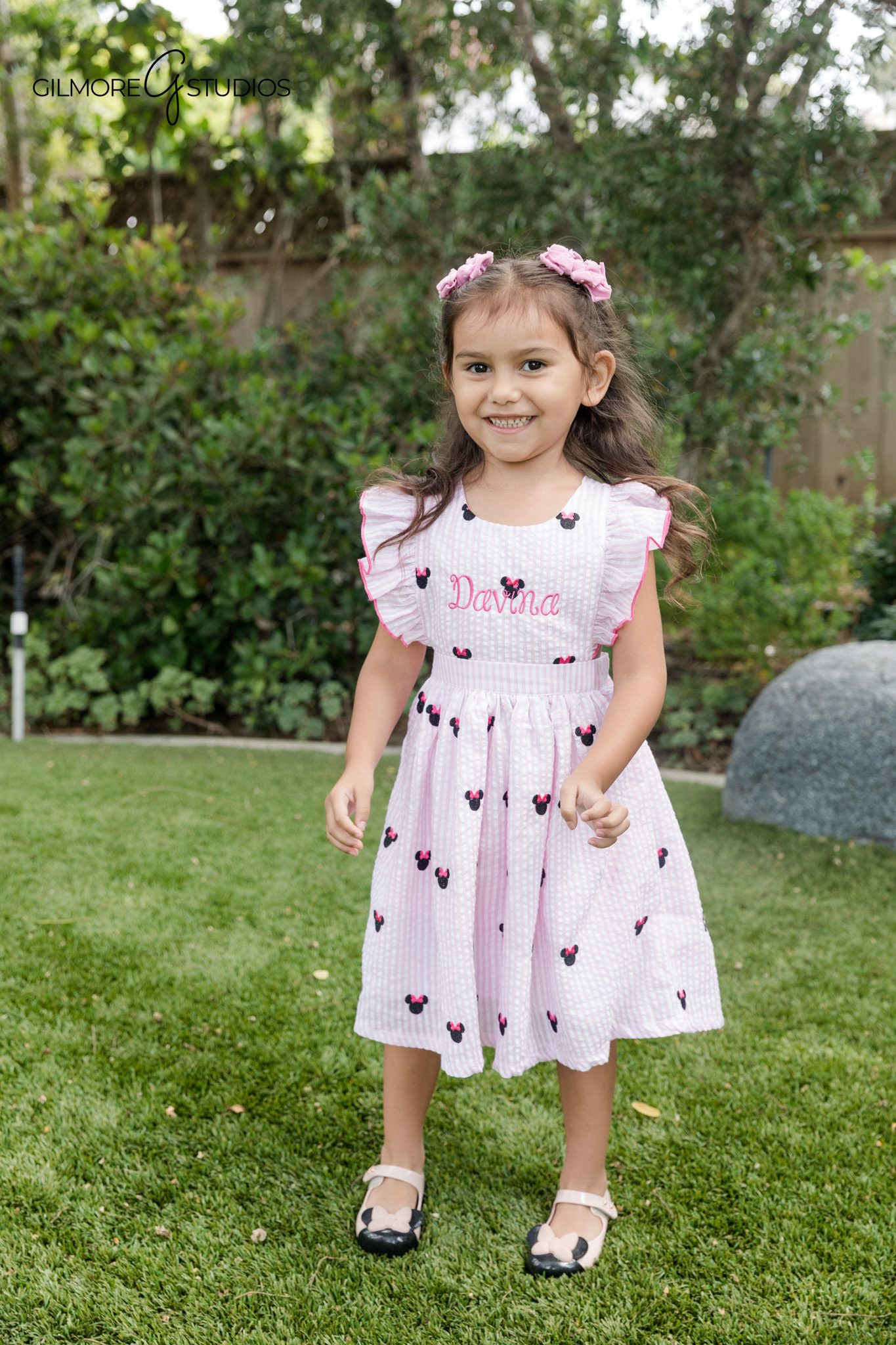 Studio birthday session with pink backdrop and glitter gold accents
Queen Creek AZ photographer for girl’s birthday milestone session