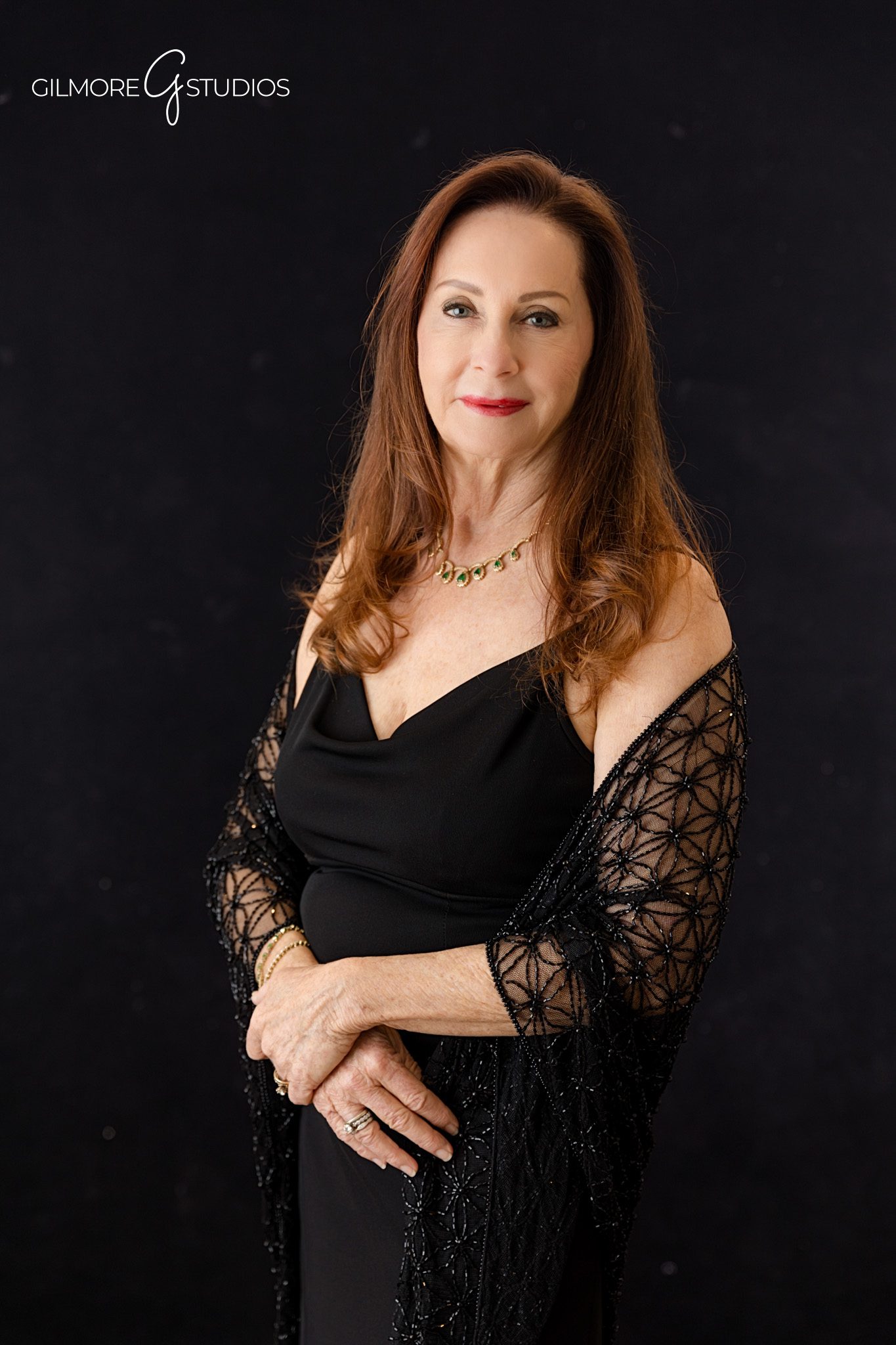 Studio headshot highlighting confident expression and clean black background
Timeless professional portrait with black backdrop at Gilmore Studios Newport Beach
